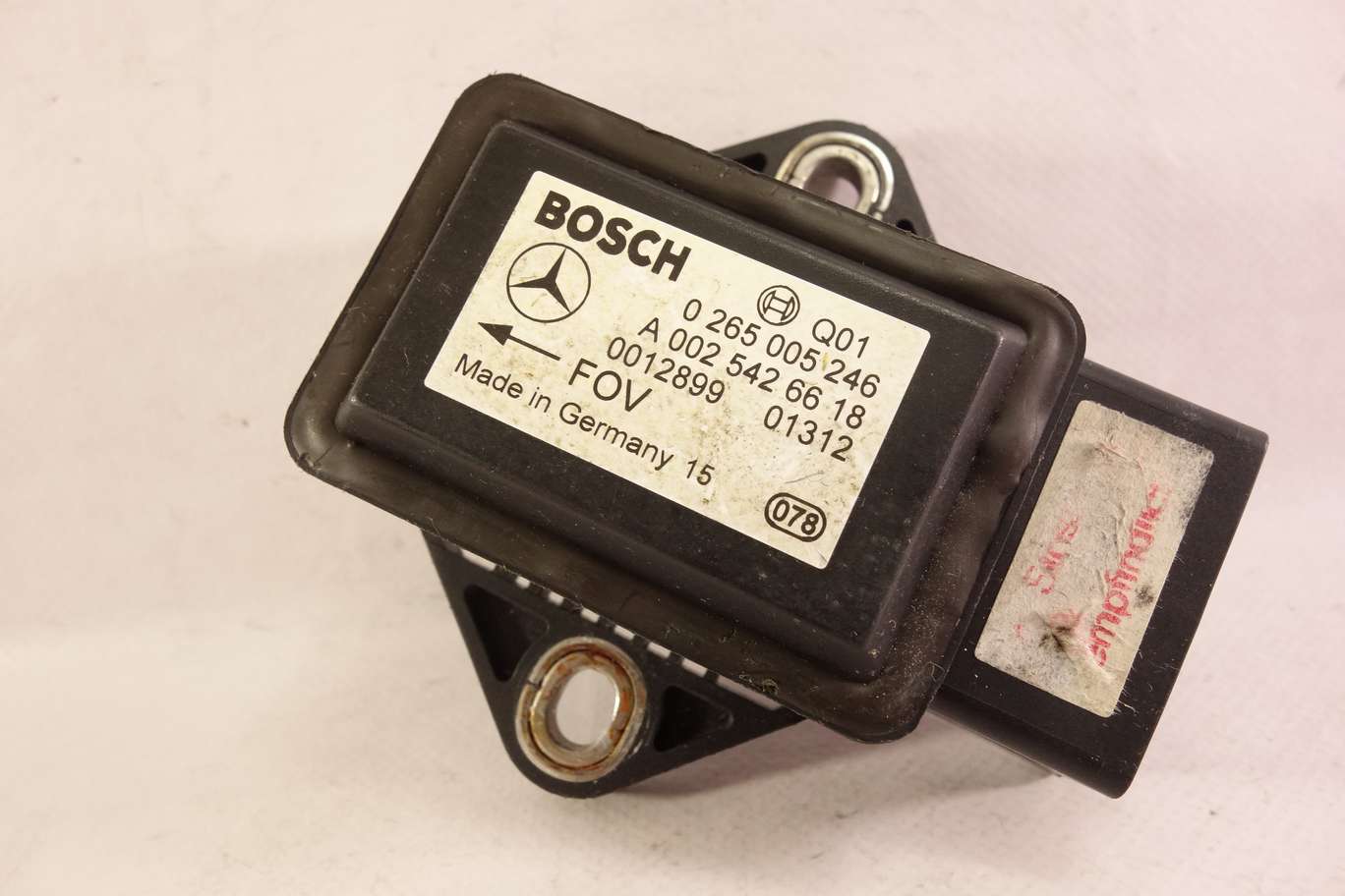 Sensor guiñada Mercedes Sprinter 0265005246 0265005246Q01 0 265 005 246 Q01 A0025426618 A 002 542 66 18 - foto 1
