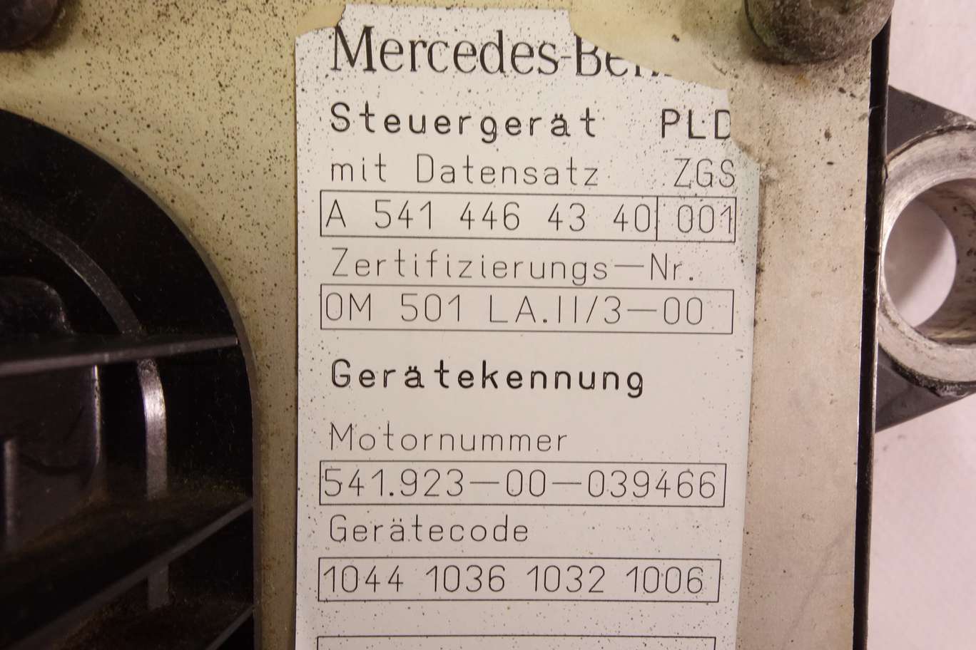 Centralita del motor Mercedes Actros 0001501579 000 150 15 79 Temic 3X0789B1 A5414464340001 A 541 446 43 40 001 - foto 2