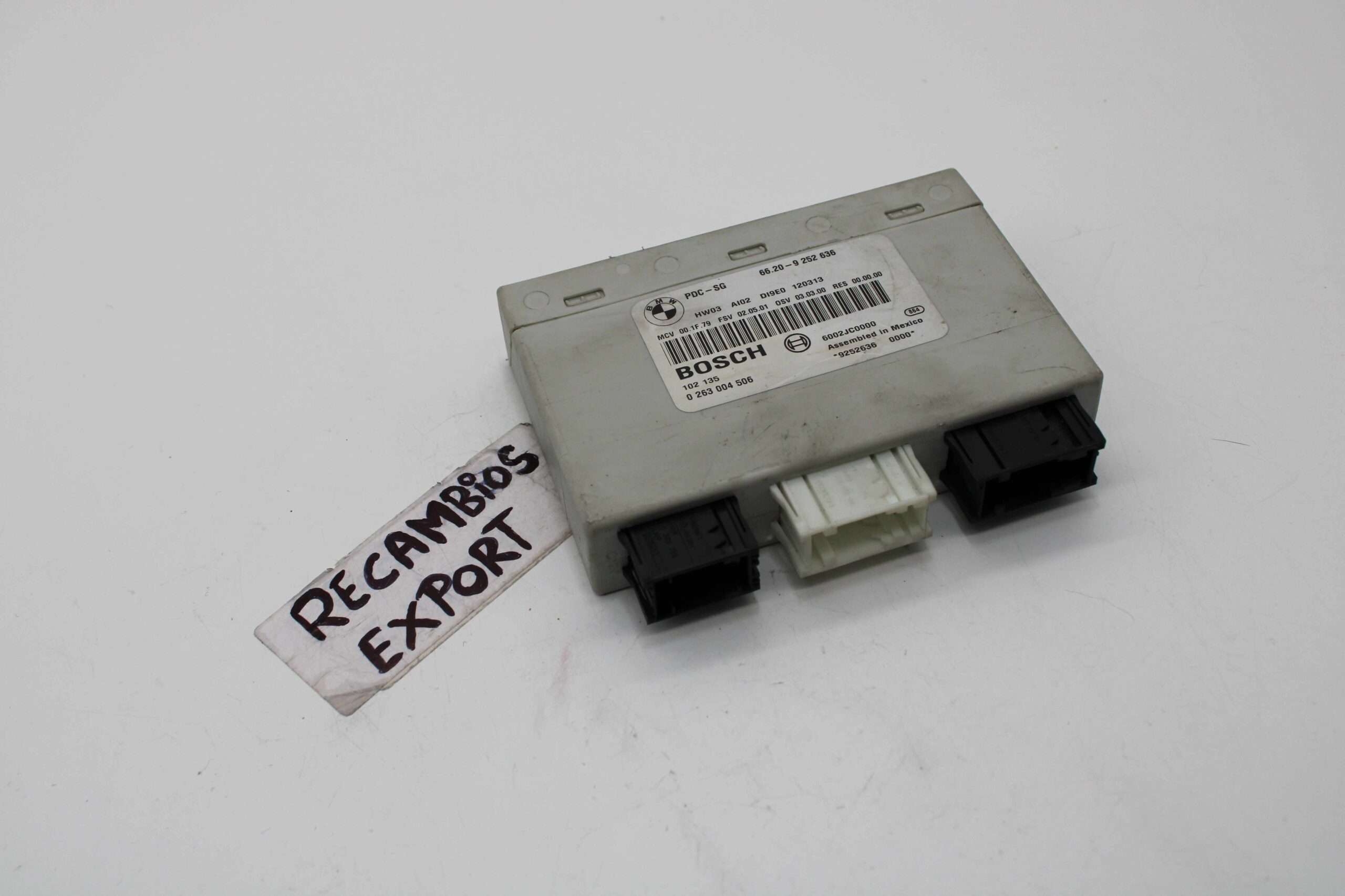 Módulo control de aparcamiento BMW Mini 66209252636 66 20 9 252 636 BOSCH 0263004506 0 263 004 506 - foto 1