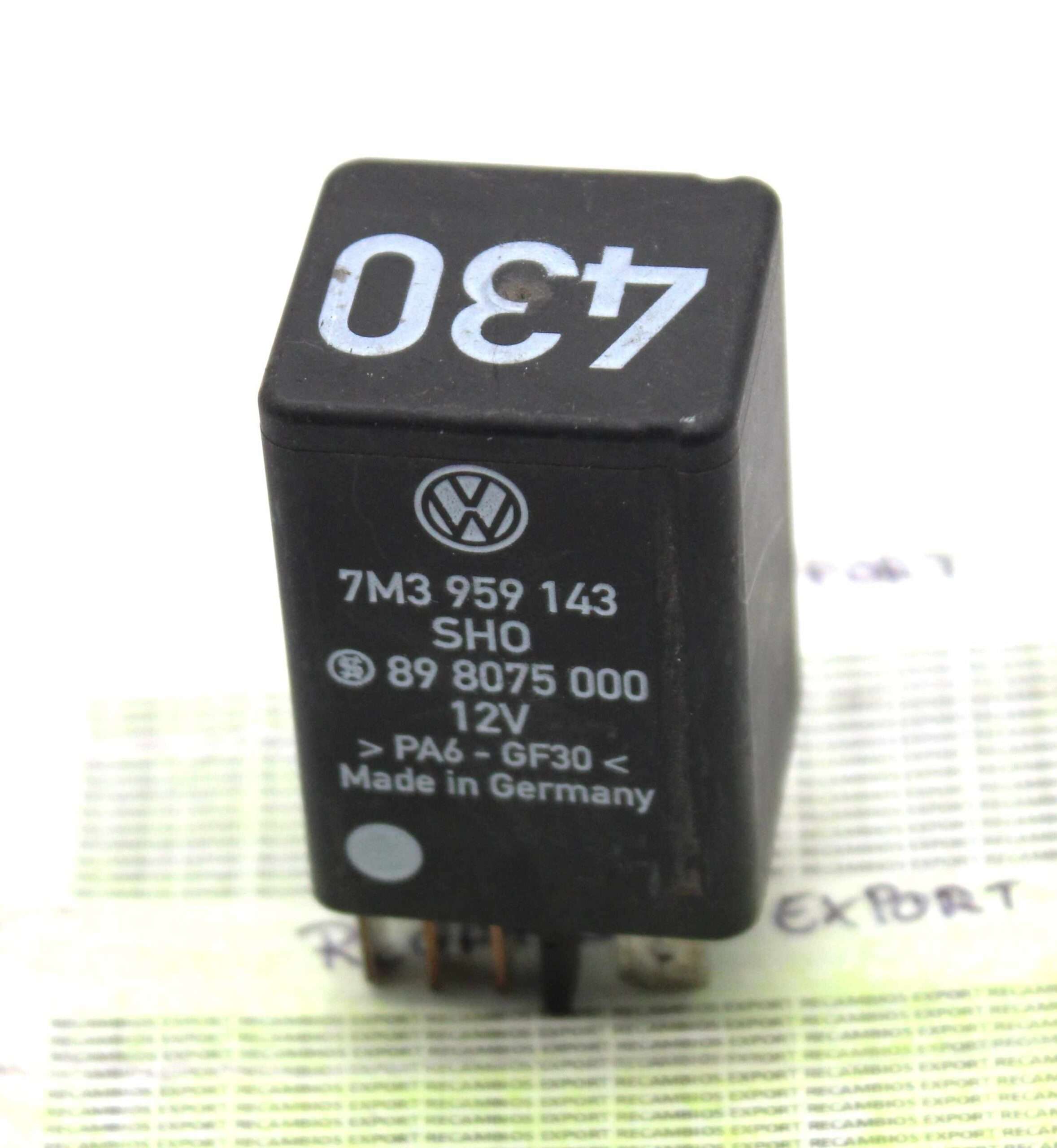 Relé 430 Volkswagen Audi Seat Ford - foto 1