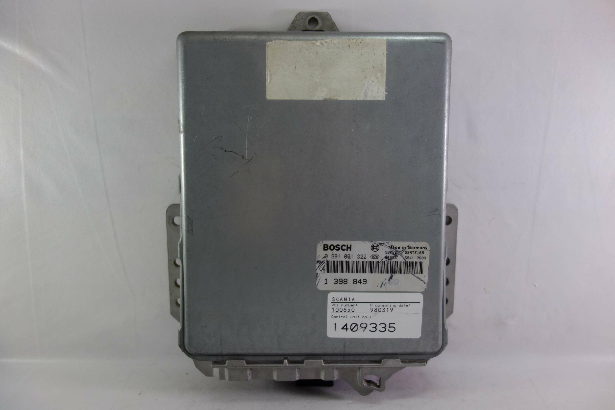 Centralita control de motor EDC Scania BOSCH 0281001322 0 281 001 322 1398849 1 398 849 1409335 - foto 1