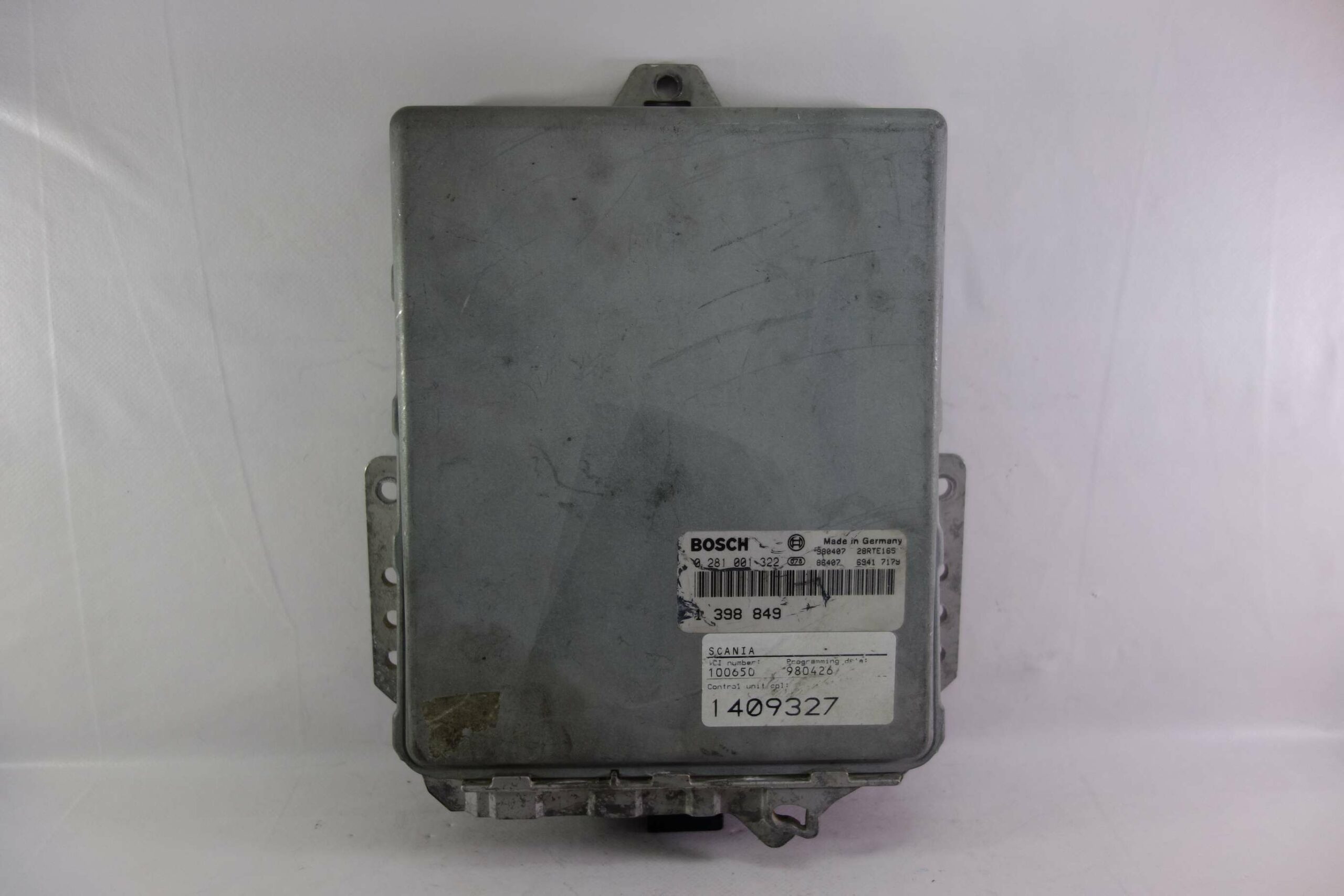 Centralita control de motor EDC Scania BOSCH 0281001322 0 281 001 322 1398849 1 398 849 1409327 - foto 1
