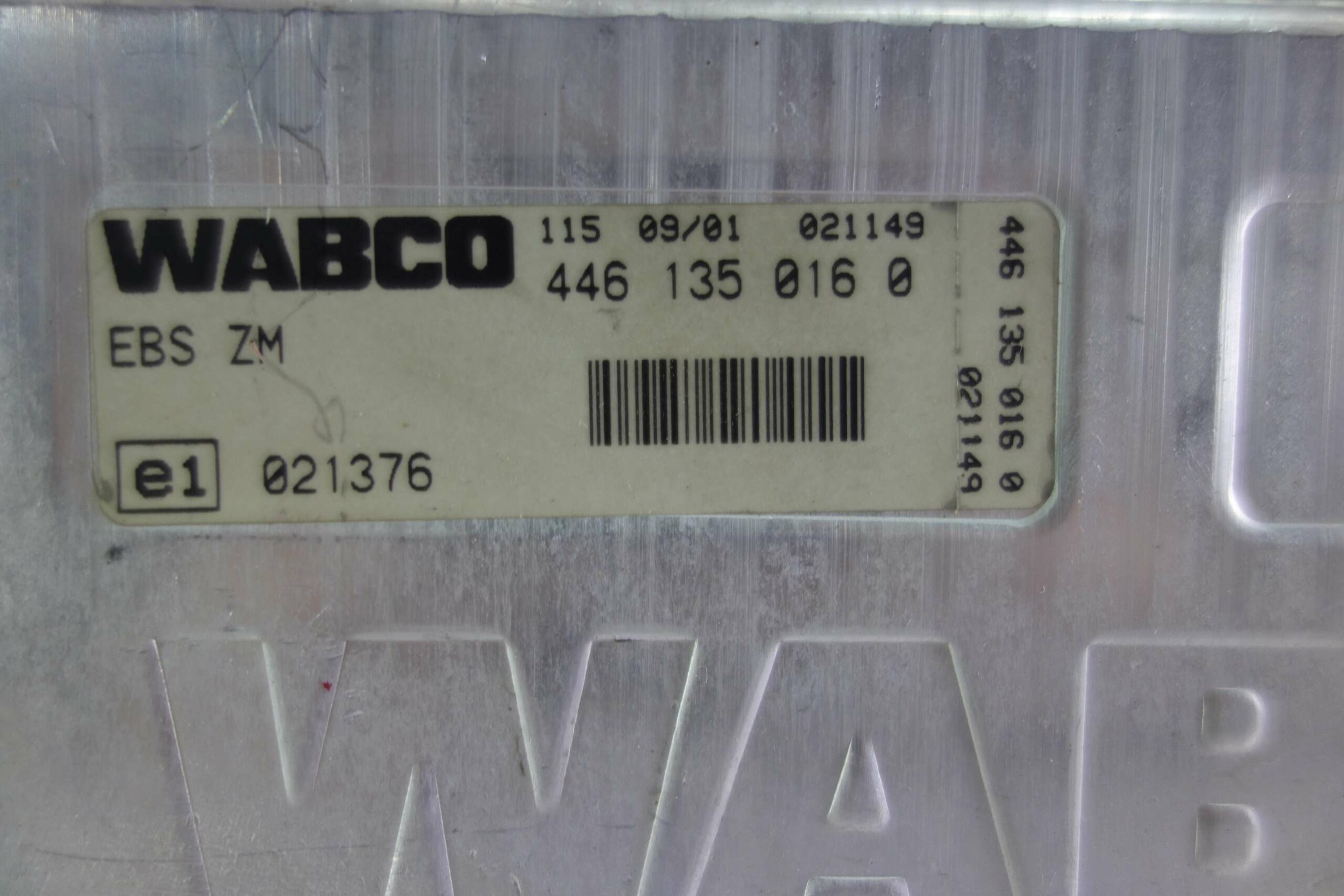 Centralita de control EBS para Iveco 4461350160 446 135 016 0 E1021376 E1 021376 41200622ED 41200622 ED 4120 0622 ED - foto 2