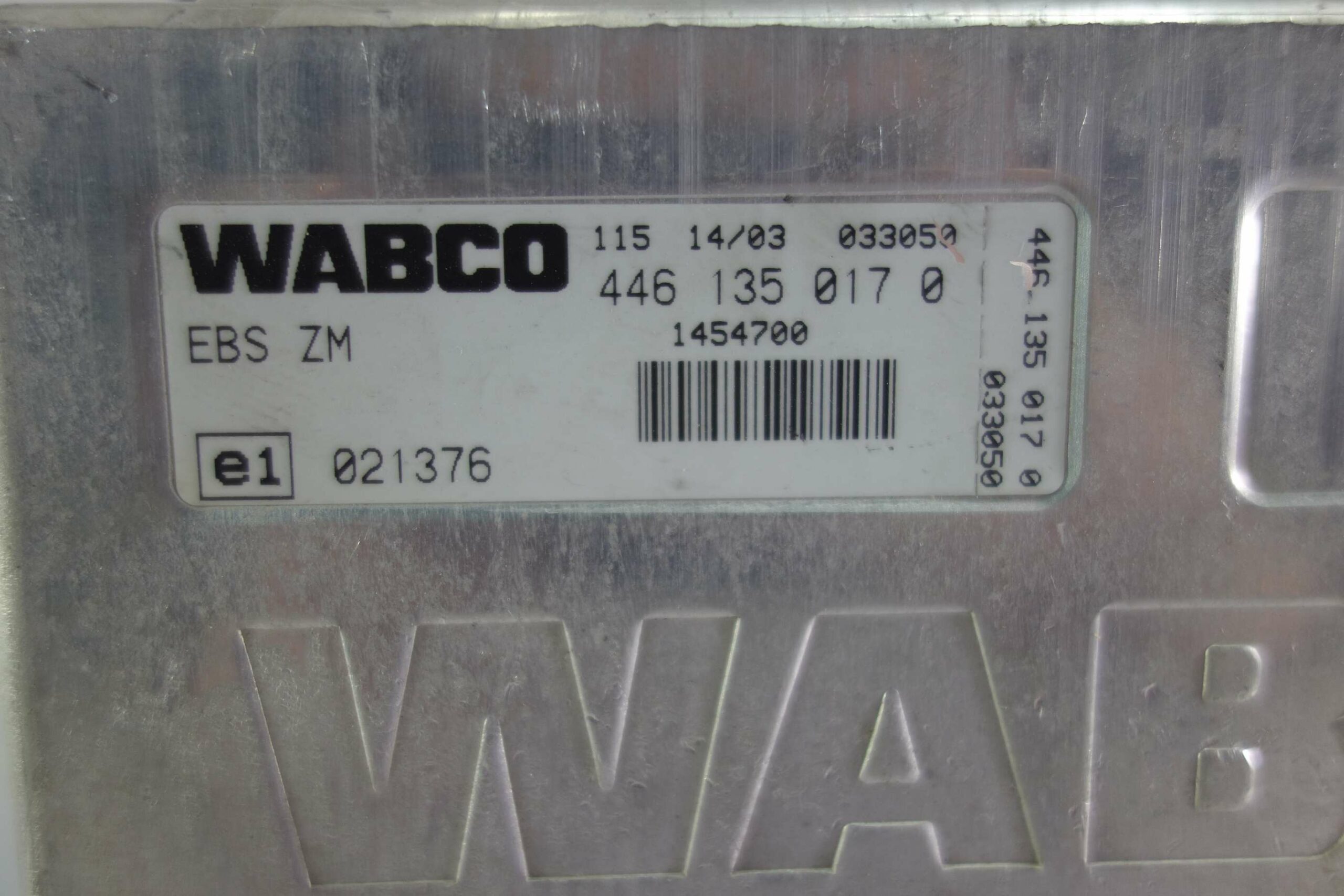 Módulo de control Daf Wabco 4461350170 446 135 017 0 E1 021376 E1021376 - foto 2