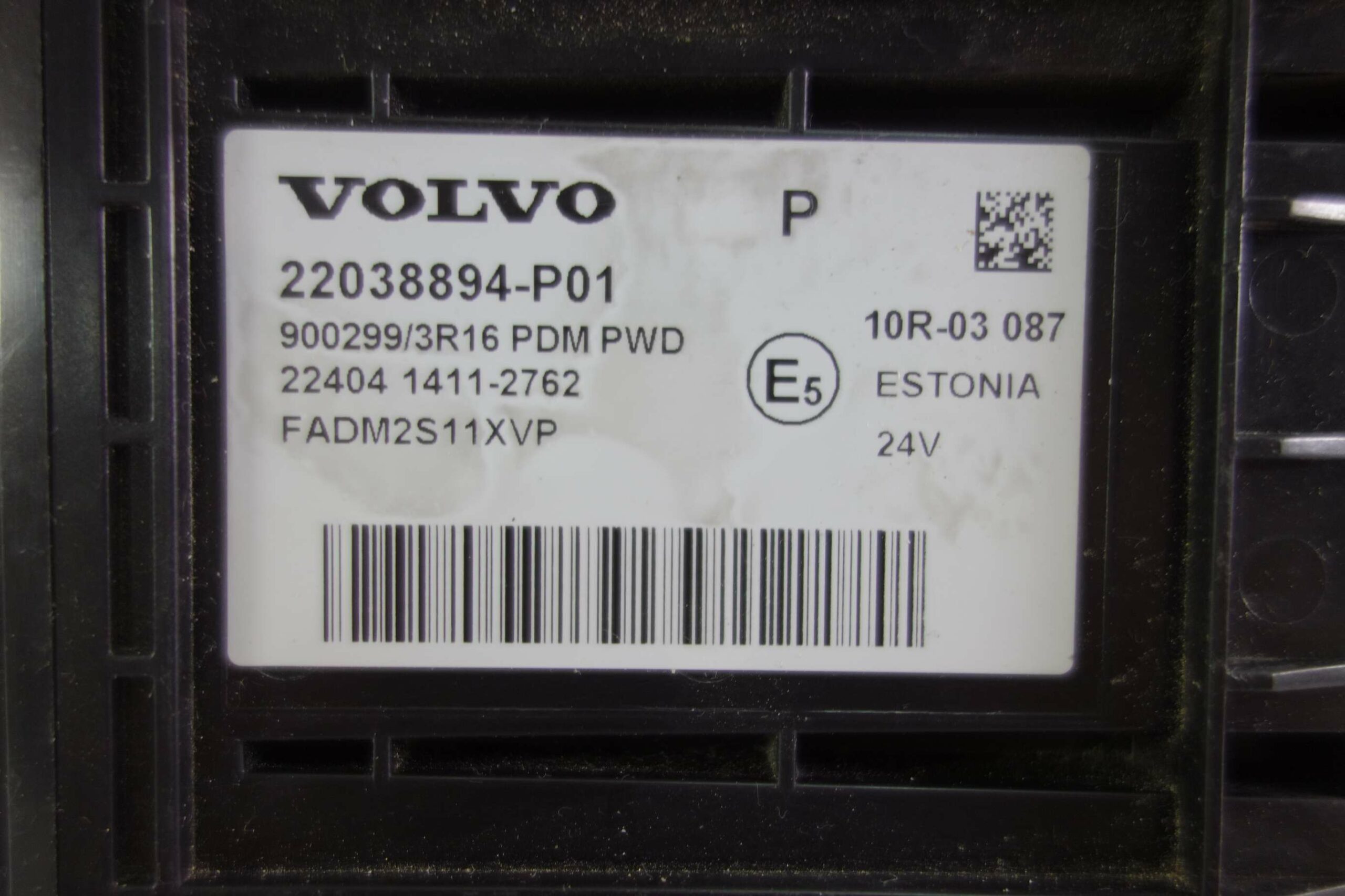Módulo control puerta del pasajero Volvo 22038894-P01 22038894 P01 22038894P01 10R-0 087 10R 03 087 10R03087 - foto 2