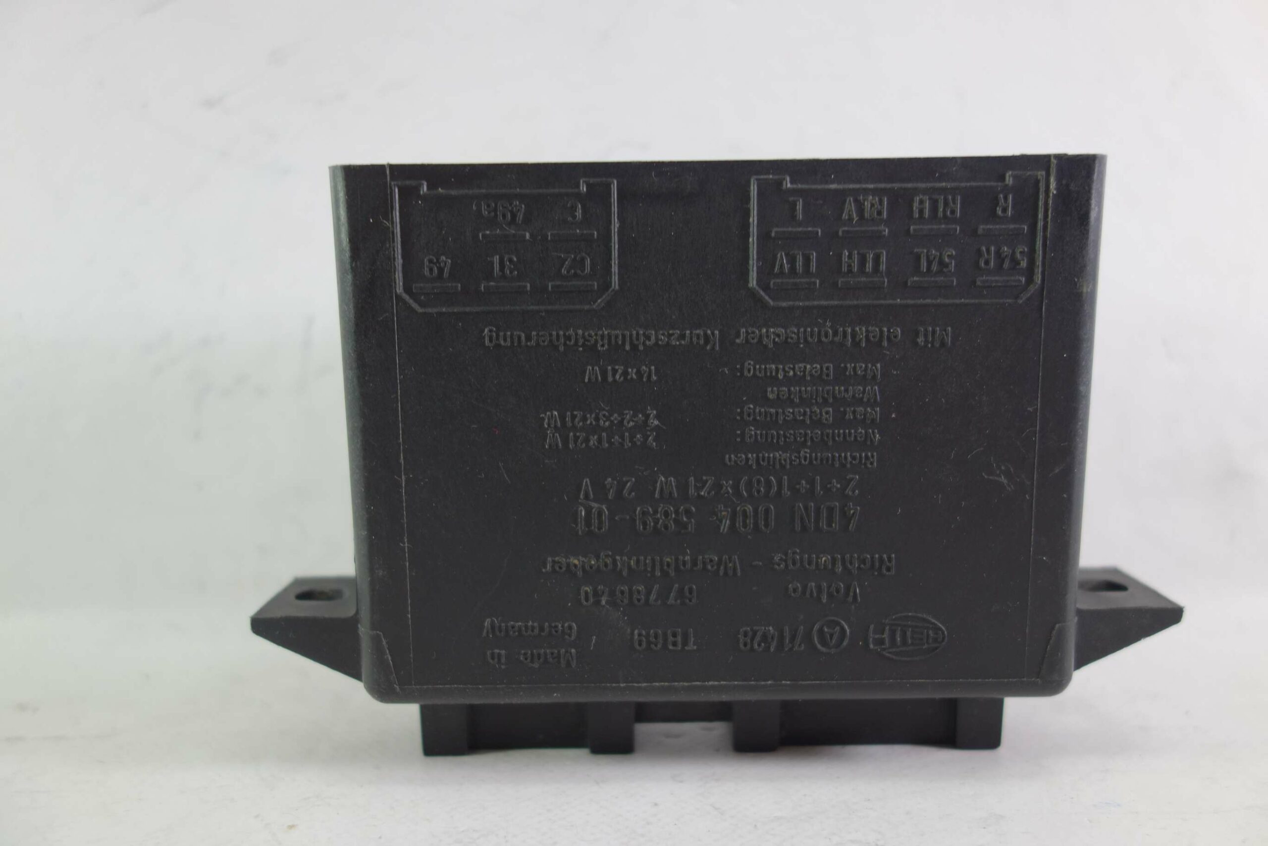 Relé intermitente Volvo 4DN 004 589-01 4DN 004 589 01 4DN00458901 6778640 HELLA A71428 - foto 1