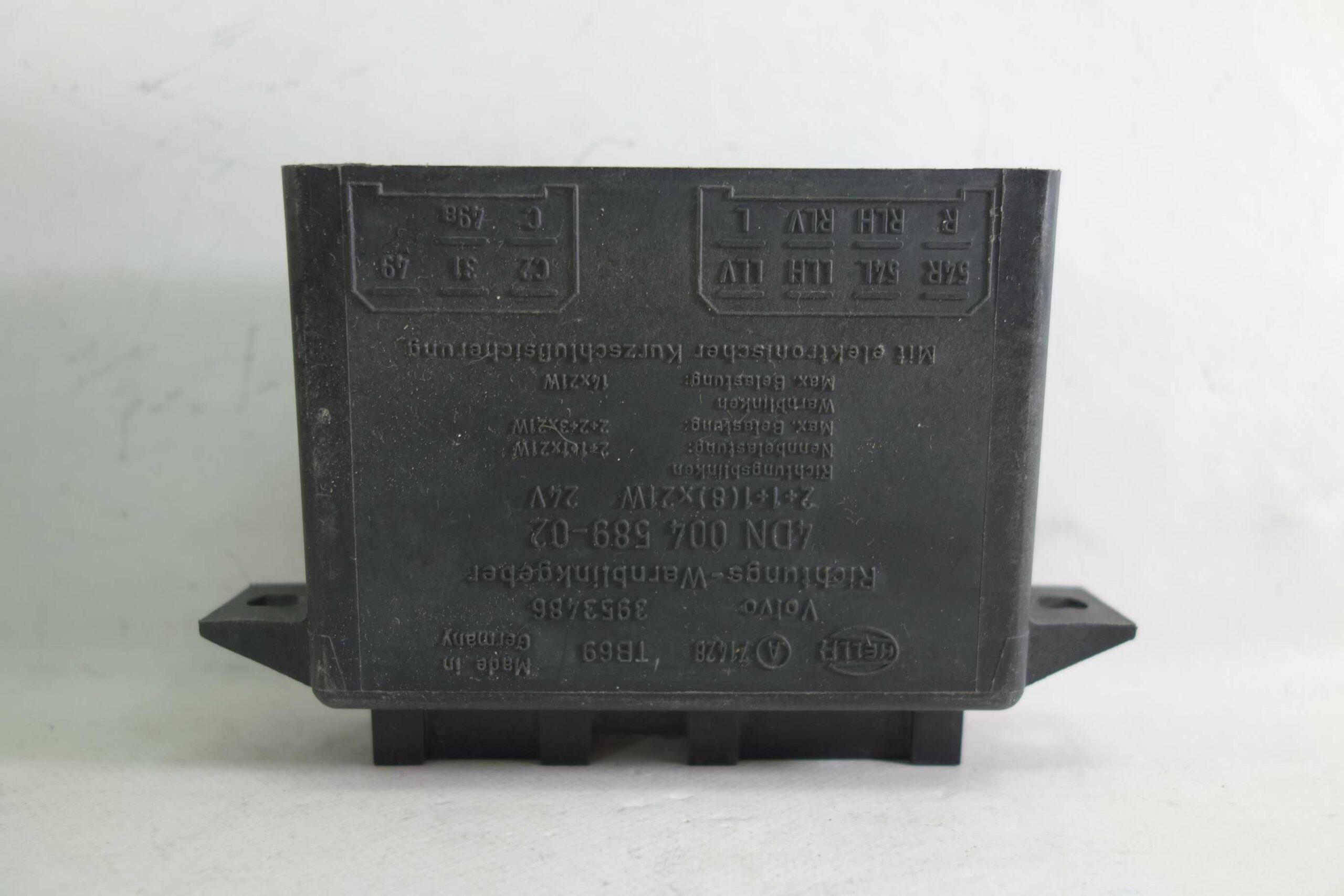 Relé intermitente Volvo 4DN 004 589-02 4DN 004 589 02 4DN00458902 3953486 HELLA A71428 - foto 1