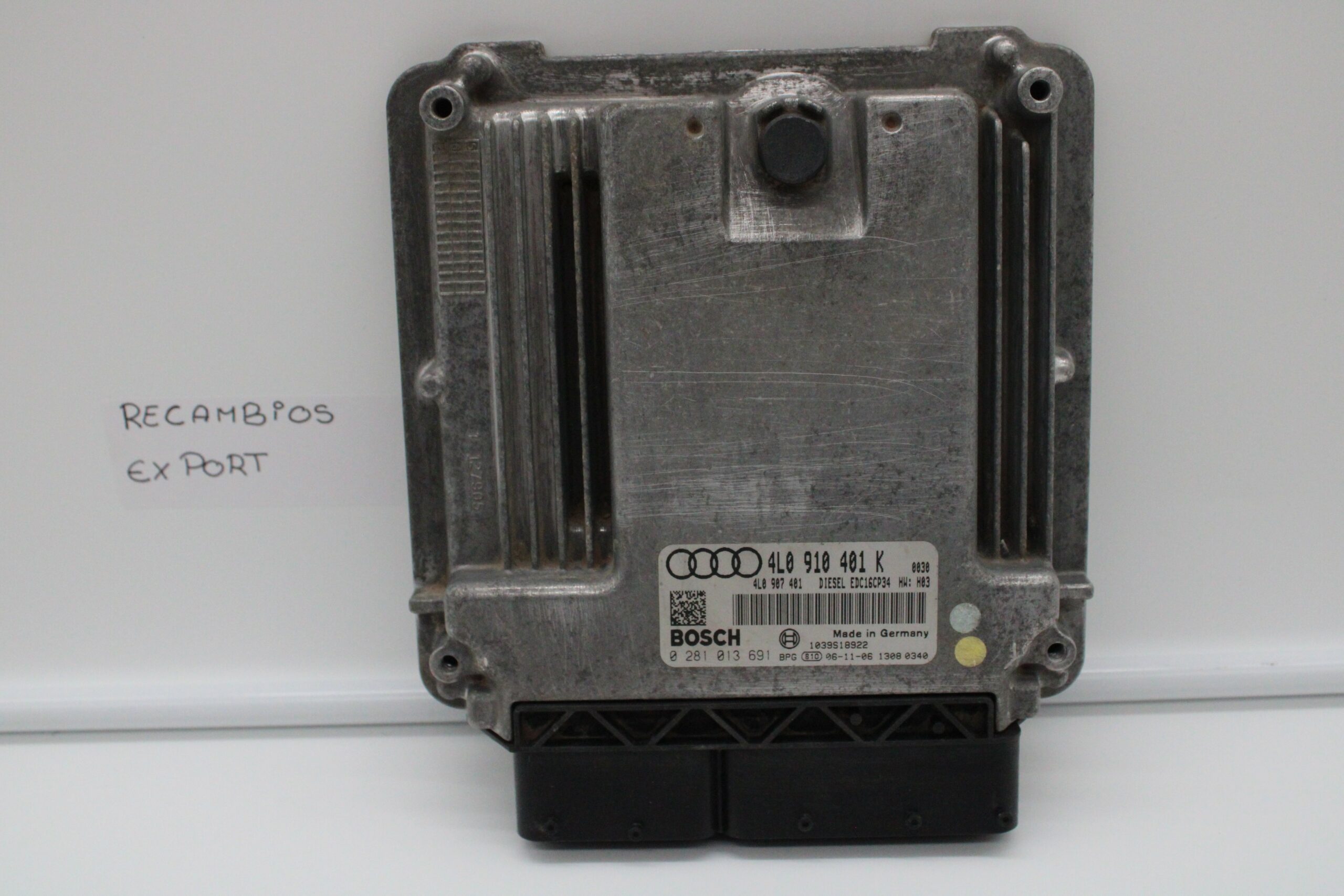 Centralita del Motor Audi Q7 4L0910401K 4L0 910 401 K 0281013691 0 281 013 691 - foto 1