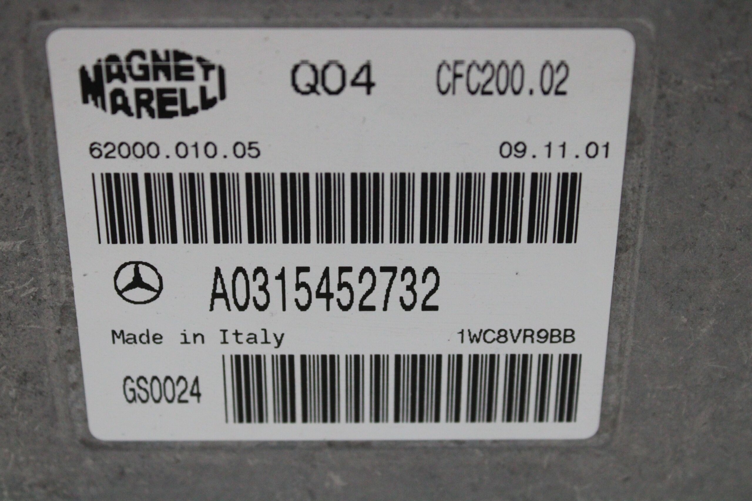 Unidad de control transmisión Mercedes W203 A0315452732 62000 010 05 CFC200 02 Q04 - foto 2