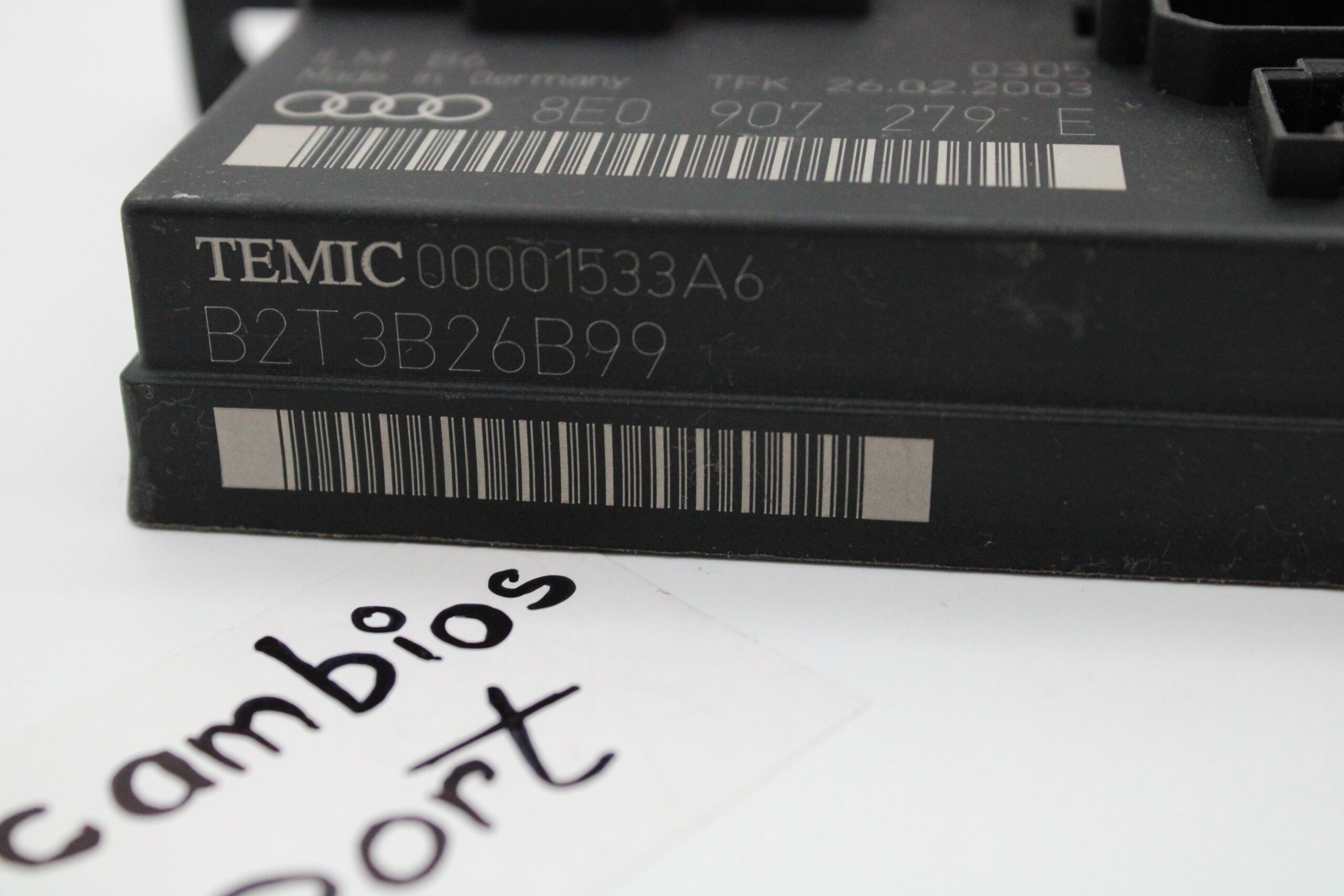 Caja de Fusibles Audi A4 8E0907279E 8E0 907 279 E TEMIC 00001533A6 - foto 2