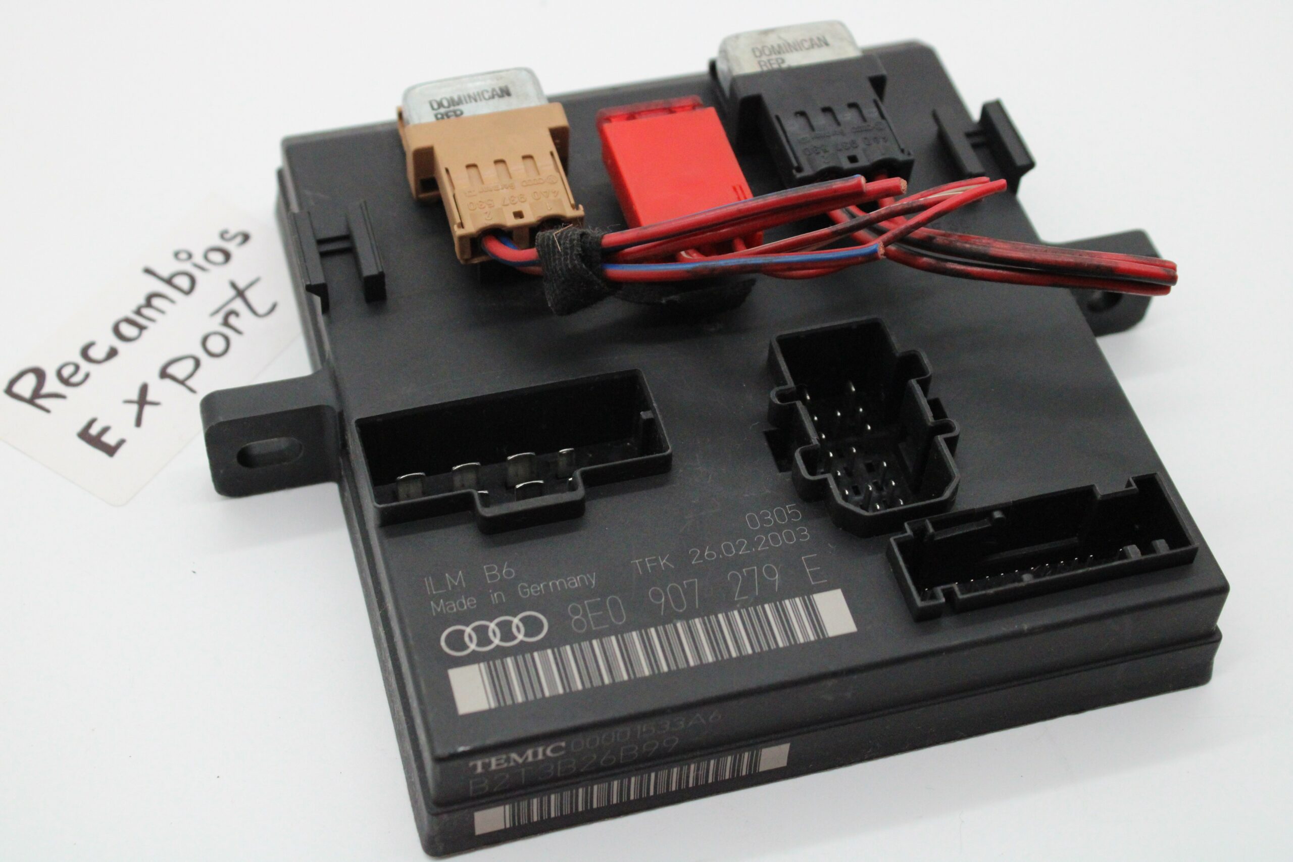 Caja de Fusibles Audi A4 8E0907279E 8E0 907 279 E TEMIC 00001533A6 - foto 1