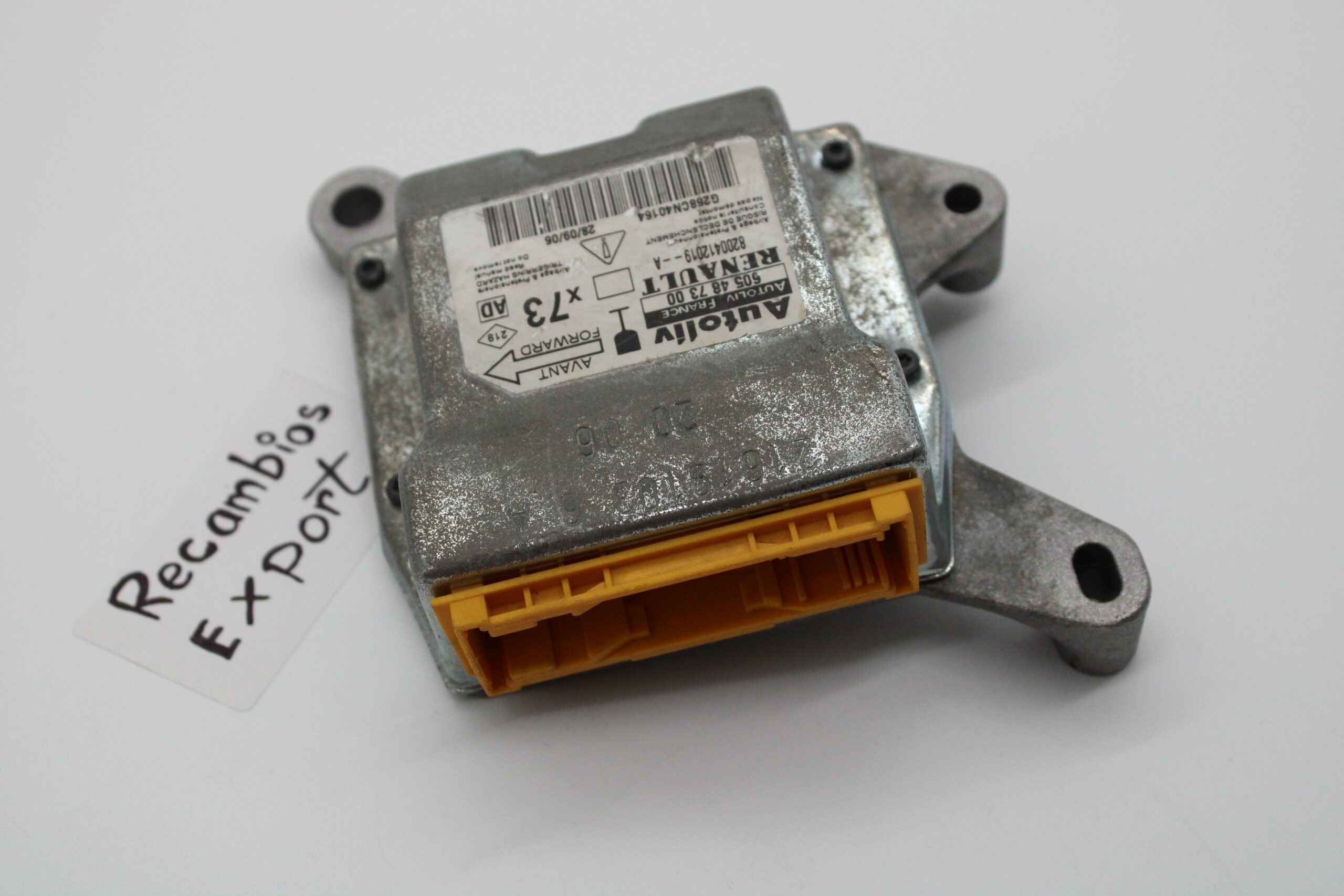 Centralita de Airbag Renault 605487300 AD 605 48 73 00 AD 8200412019A 8200412019 A - foto 1