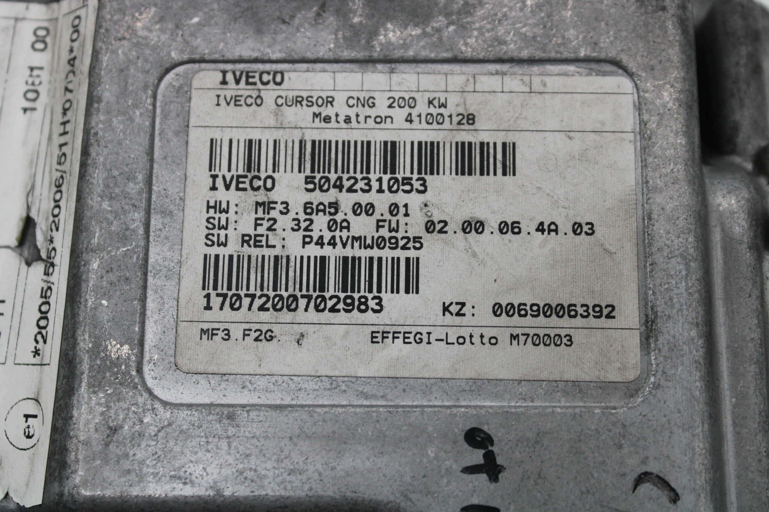 Centralita de Motor para Iveco 504231053 KZ 0069006392 A003087897 A003 087897 F2BE0642A - foto 2