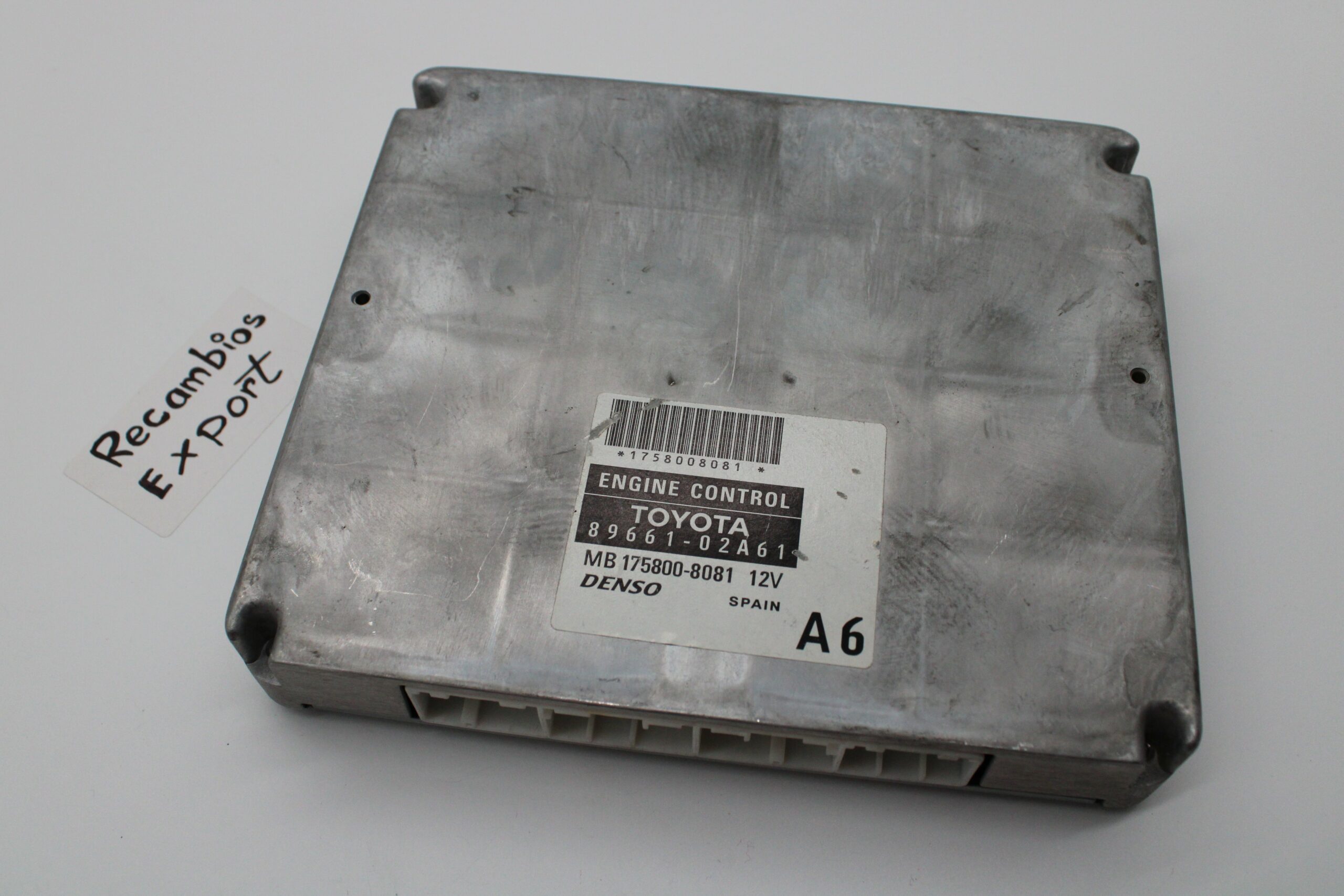 Centralita de Motor Toyota Corolla 8966102A61 89661 02A61 DENSO MB 1758008081 MB 175800 8081 - foto 1