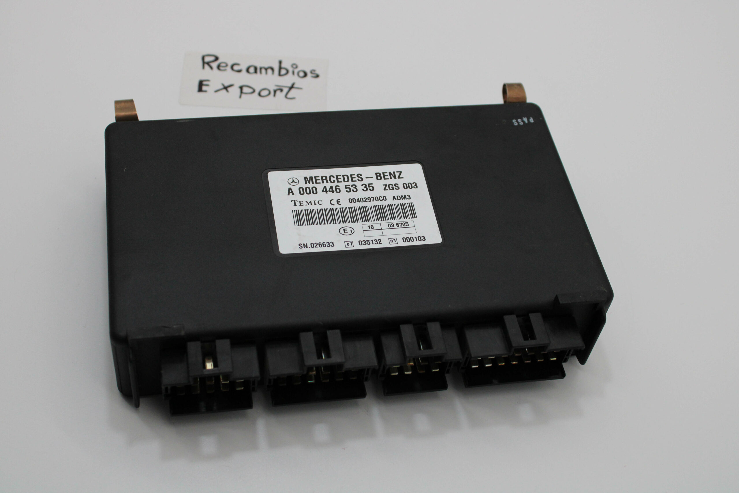 Control de Bloque Mercedes Benz ADM3 A0004465335 A 000 446 53 35 TEMIC 00402970C0 - foto 1