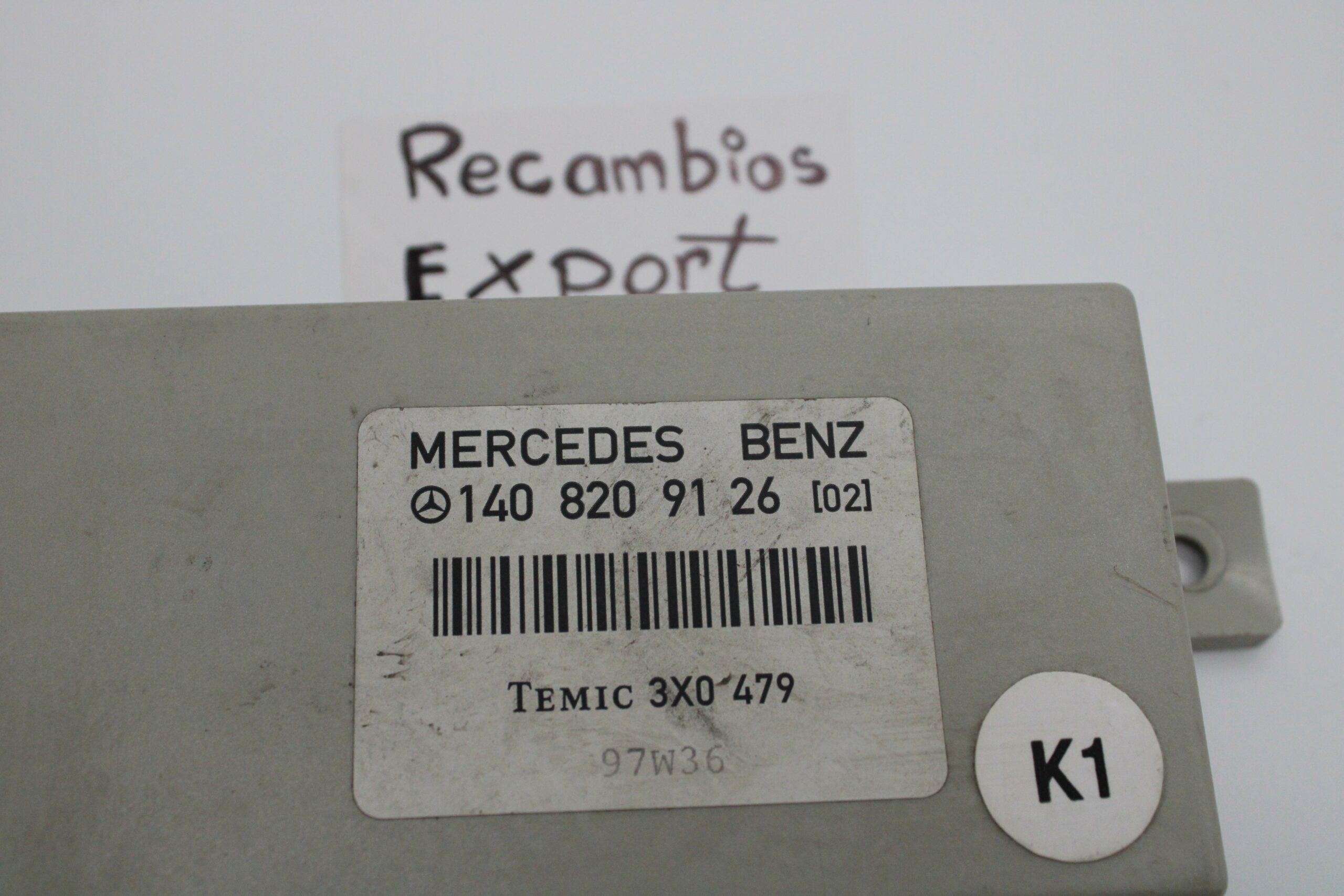 Módulo Antirobo Mercedes W140 1408209126 02 140 820 91 26 02 TEMIC 3X0479 - foto 2