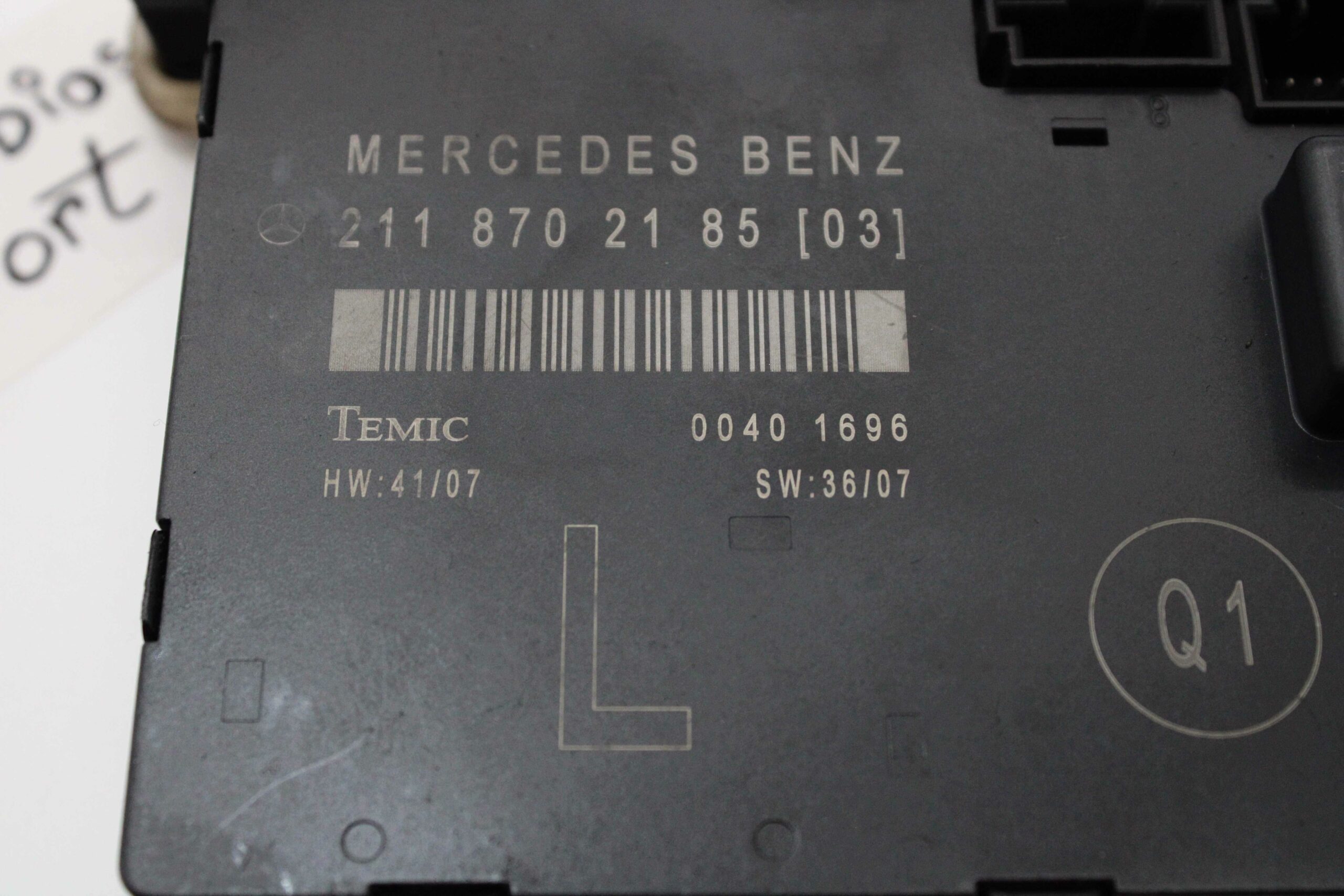 Módulo Control de Puerta Mercedes Clase E 2118702185 03 211 870 21 85 03 TEMIC 00401696 0040 1696 - foto 2