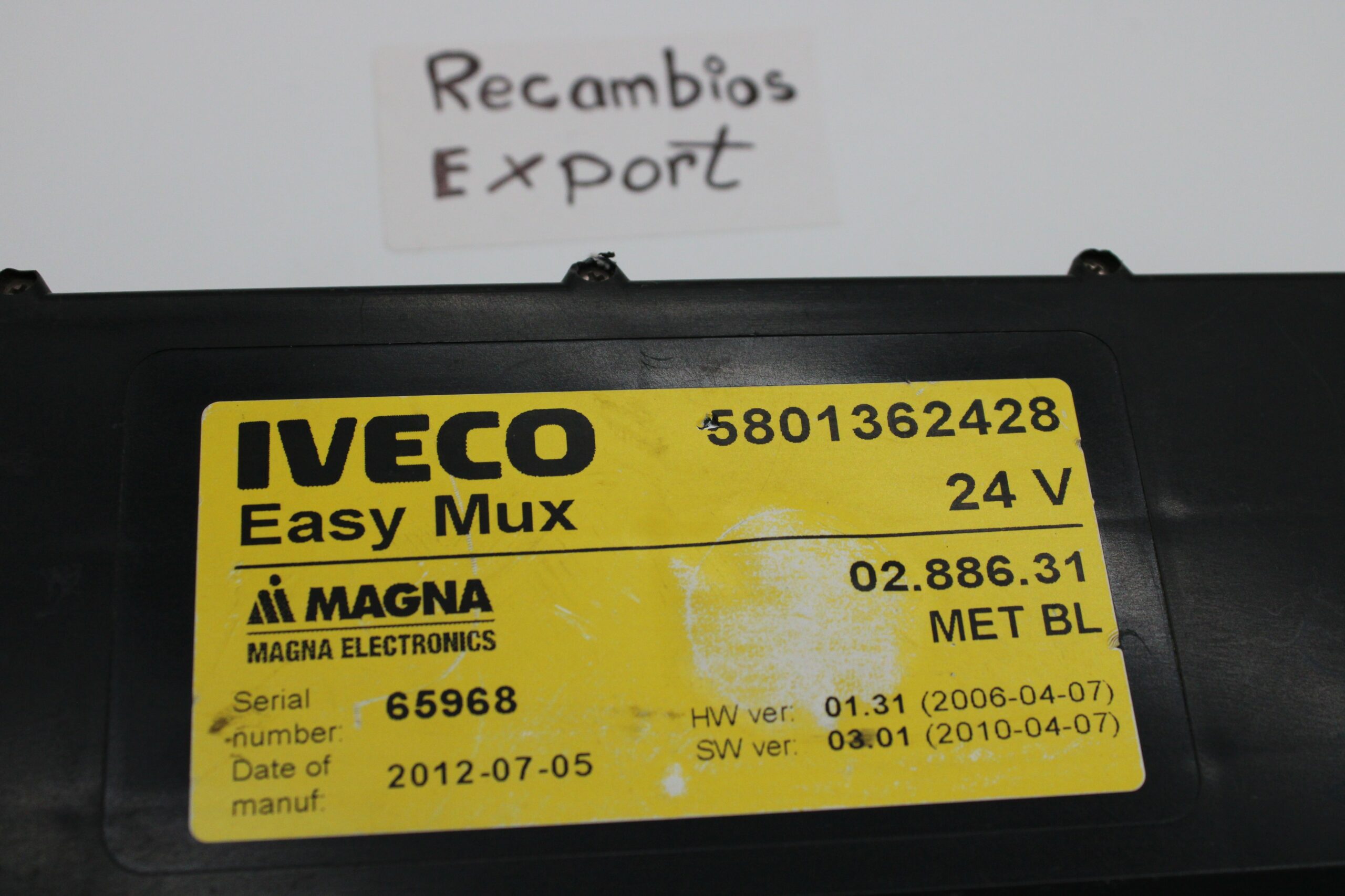 Módulo Electrónico para IVECO EUROCARGO 5801362428 02 886 31 65968 - foto 2
