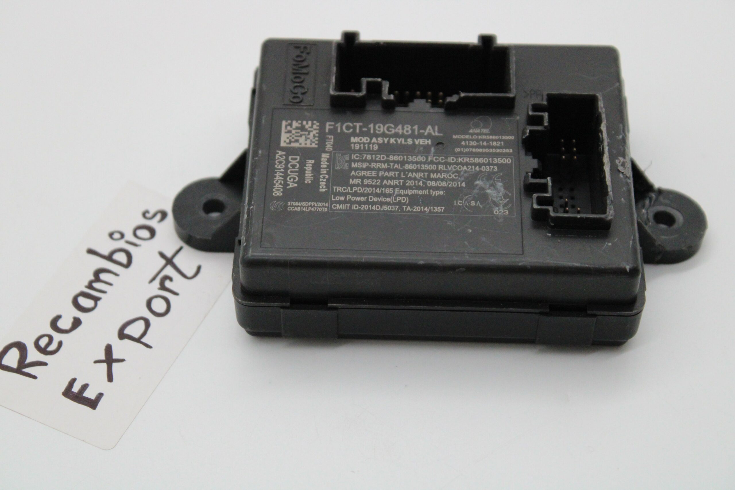 Módulo electrónico Ford Kuga F1CT19G481AL F1CT 19G481 AL 4130141821 4130 14 1821 A2C91445408 - foto 1