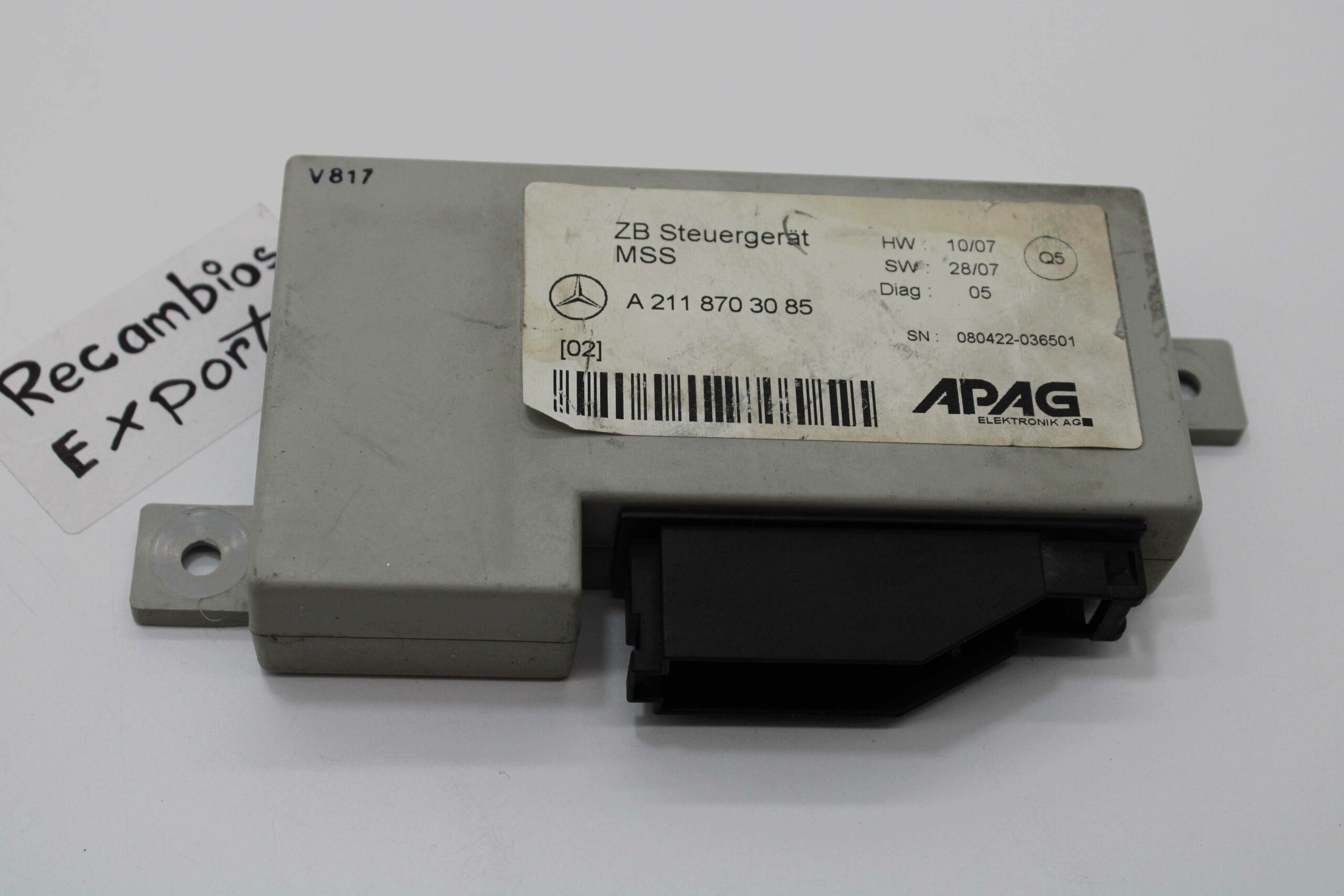 Módulo electrónico Mercedes Clase E A2118703085 A 211 870 30 85 080422036501 080422 036501 - foto 1