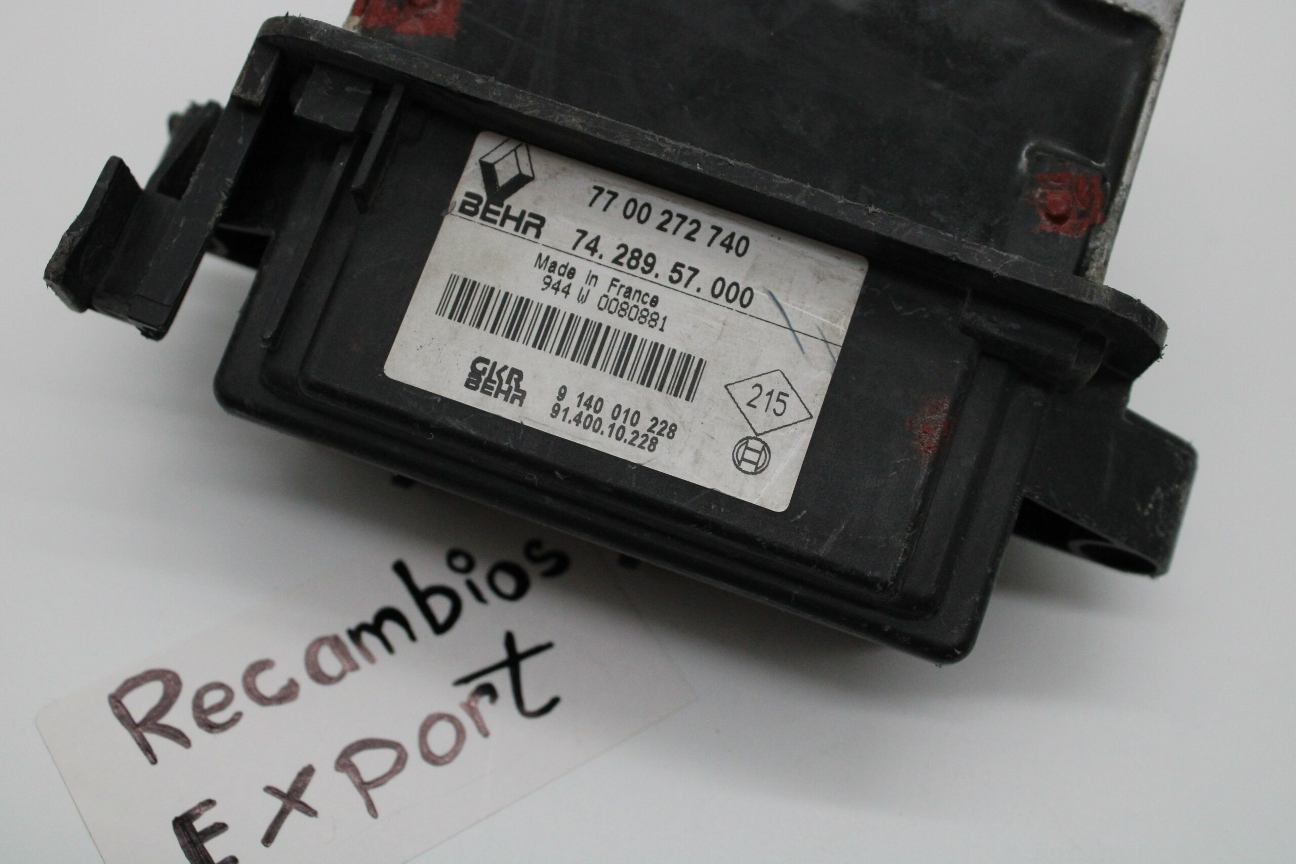 Resistencia de Calefacción Renault Clio 7700272740 77 00 272 740 7428957000 74 289 57 000 9140010228 9 140 010 228 9140010228 91 400 10 228 - foto 2