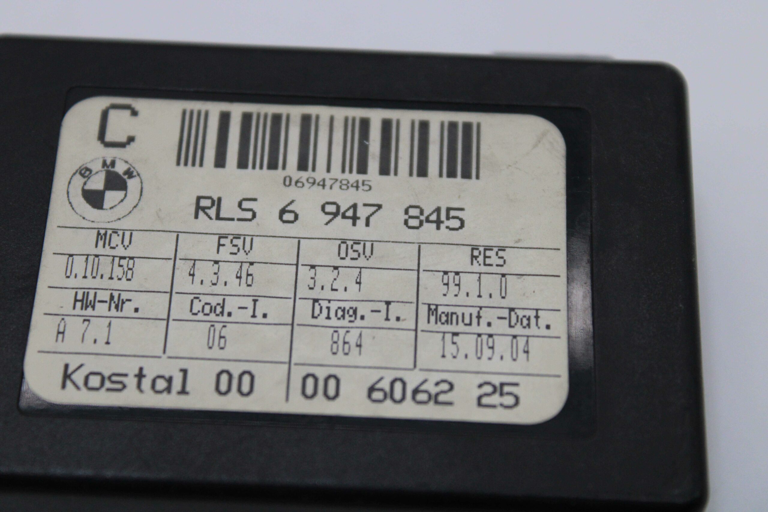 Sensor de Lluvia BMW Serie 6 6947845 6 947 845 0000606225 00 00 6062 25 - foto 2