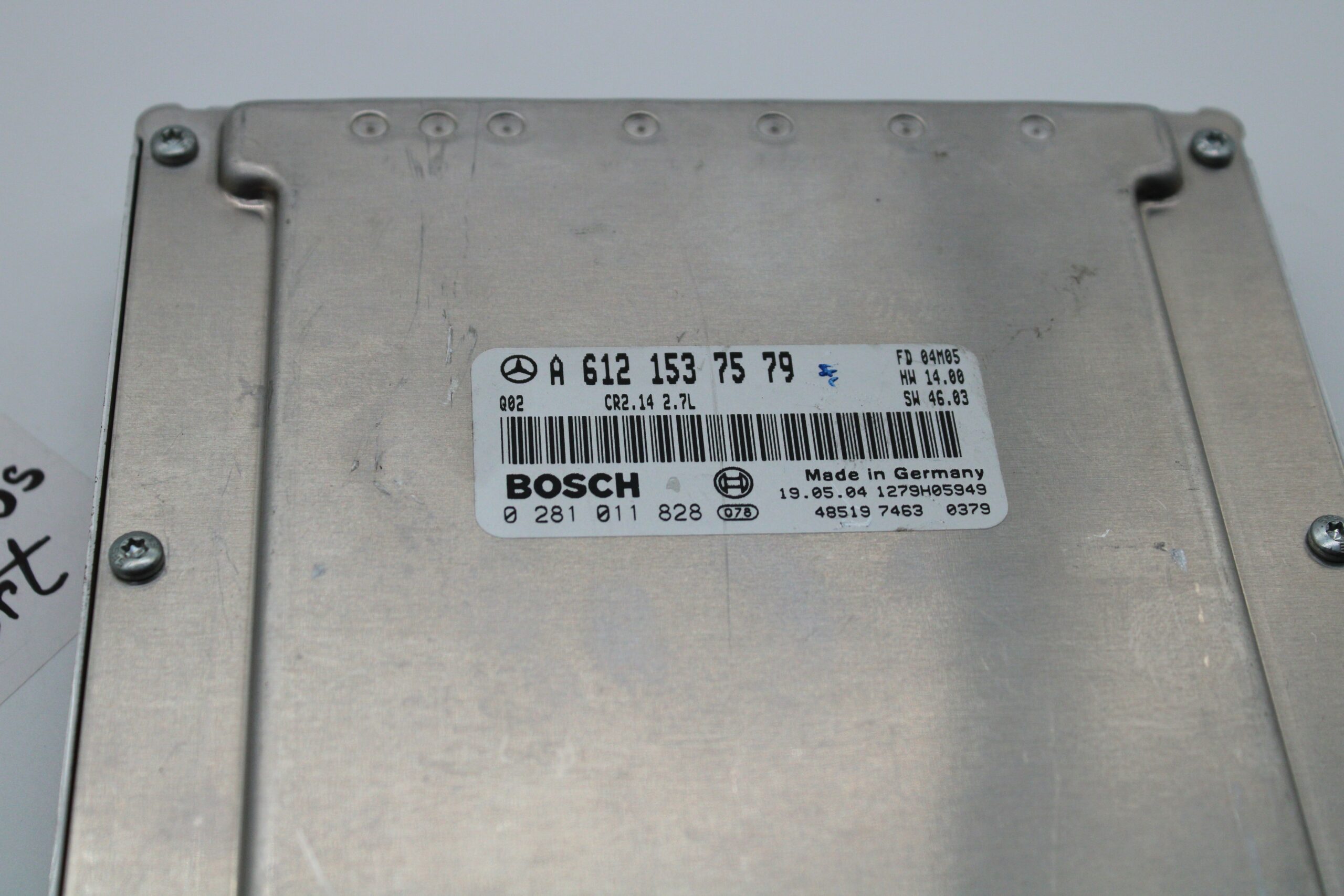 Unidad de Control de Motor Mercedes CLK W209 A6121537579 A 612 153 75 79 BOSCH 0281011828 0 281 011 828 - foto 2