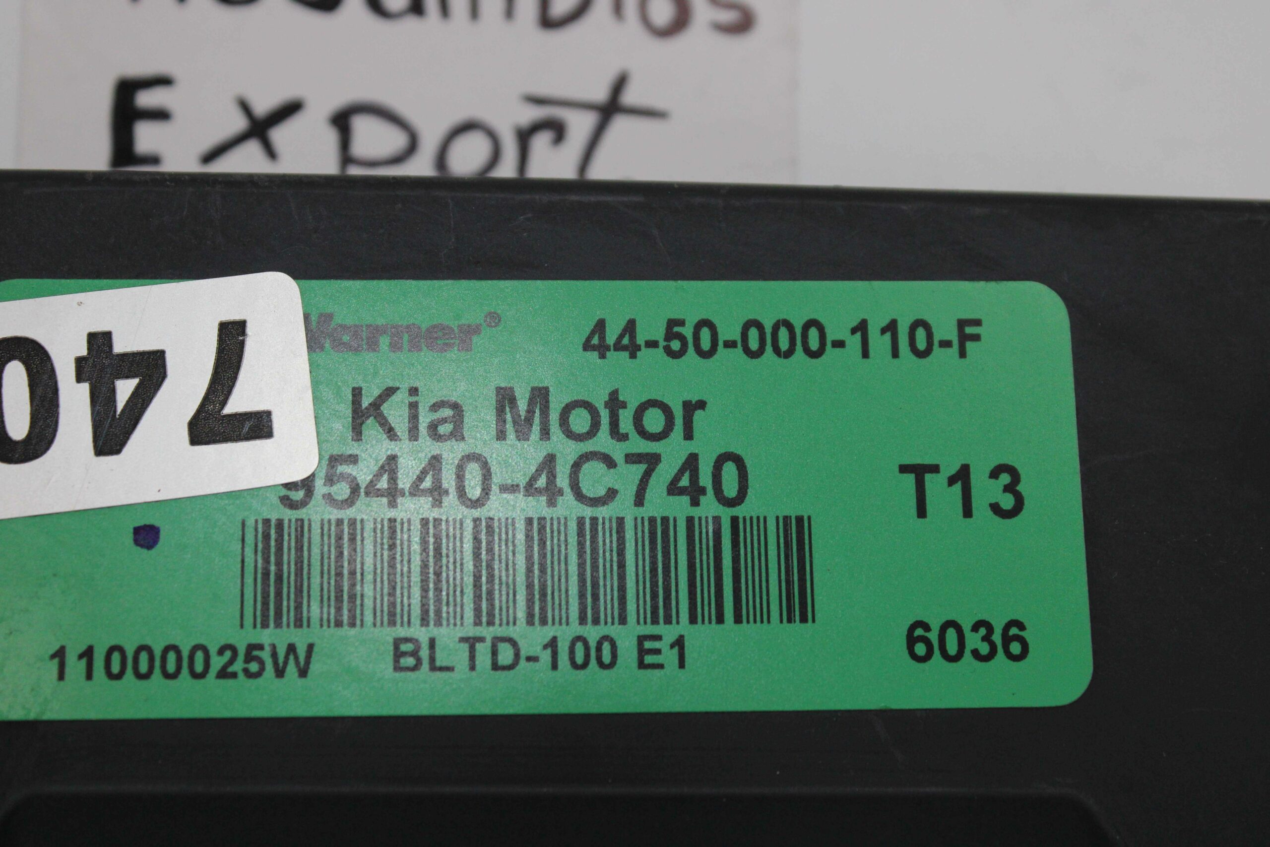 Unidad de Control de Transmisión Kia Sorento 4450000110F 44 50 000 110 F 954404C740 95440 4C740 - foto 2