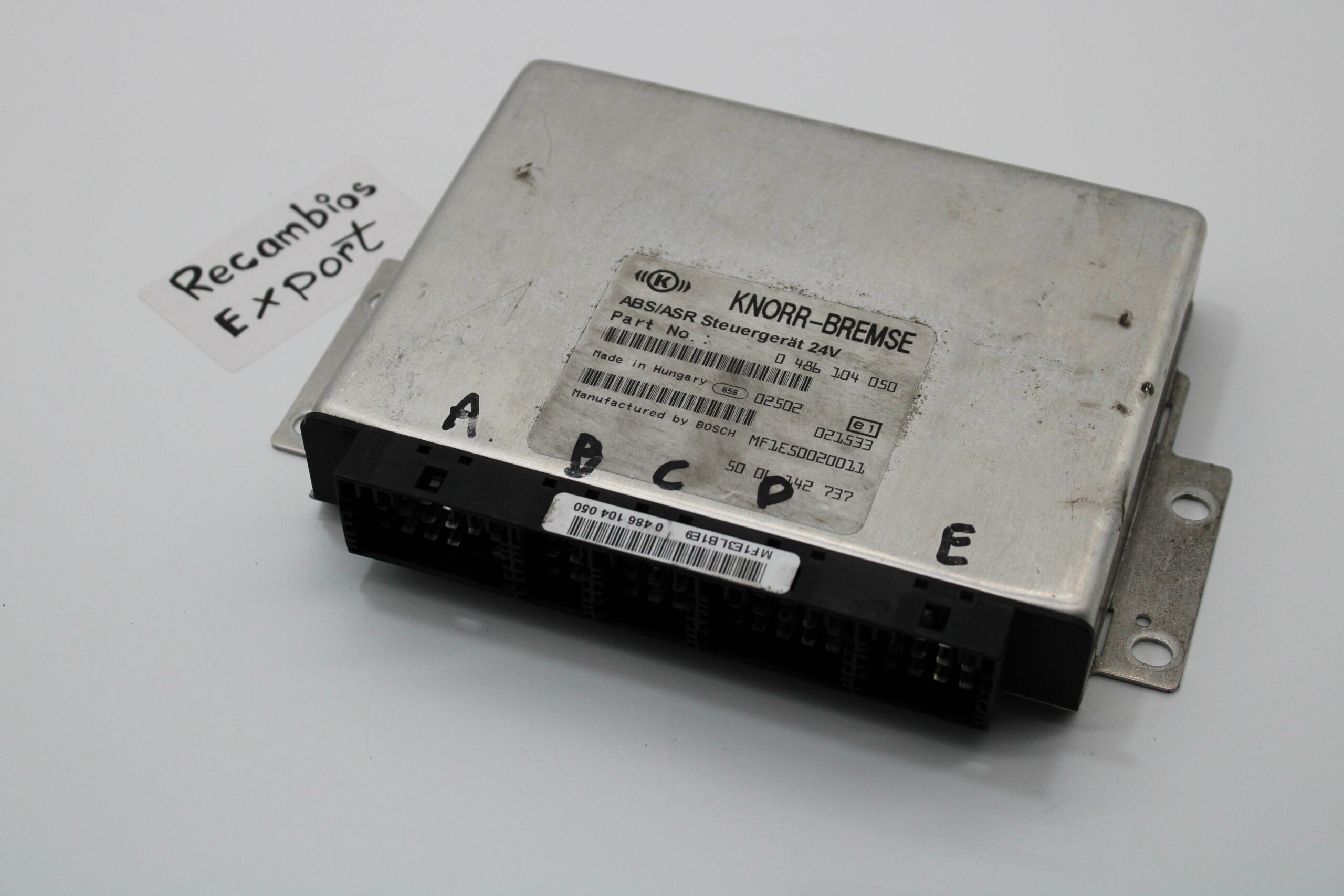 Unidad de control ABS para Iveco 0486104050 0 486 104 050 BOSCH MF1E50020011 5006142737 50 06 142 737 - foto 1