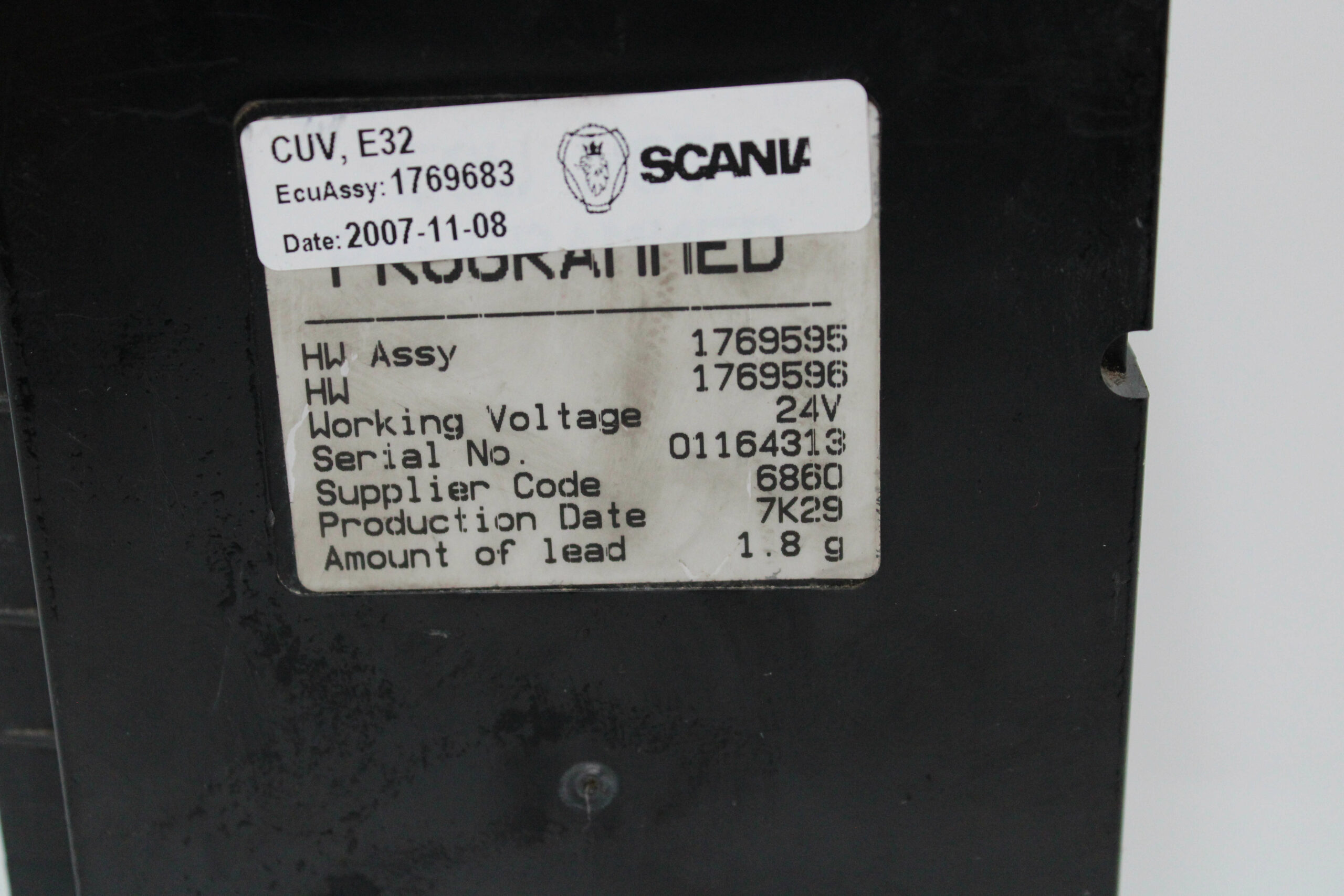 Unidad de control de Luces Scania 1769683 1769595 1769596 01164313 - foto 2