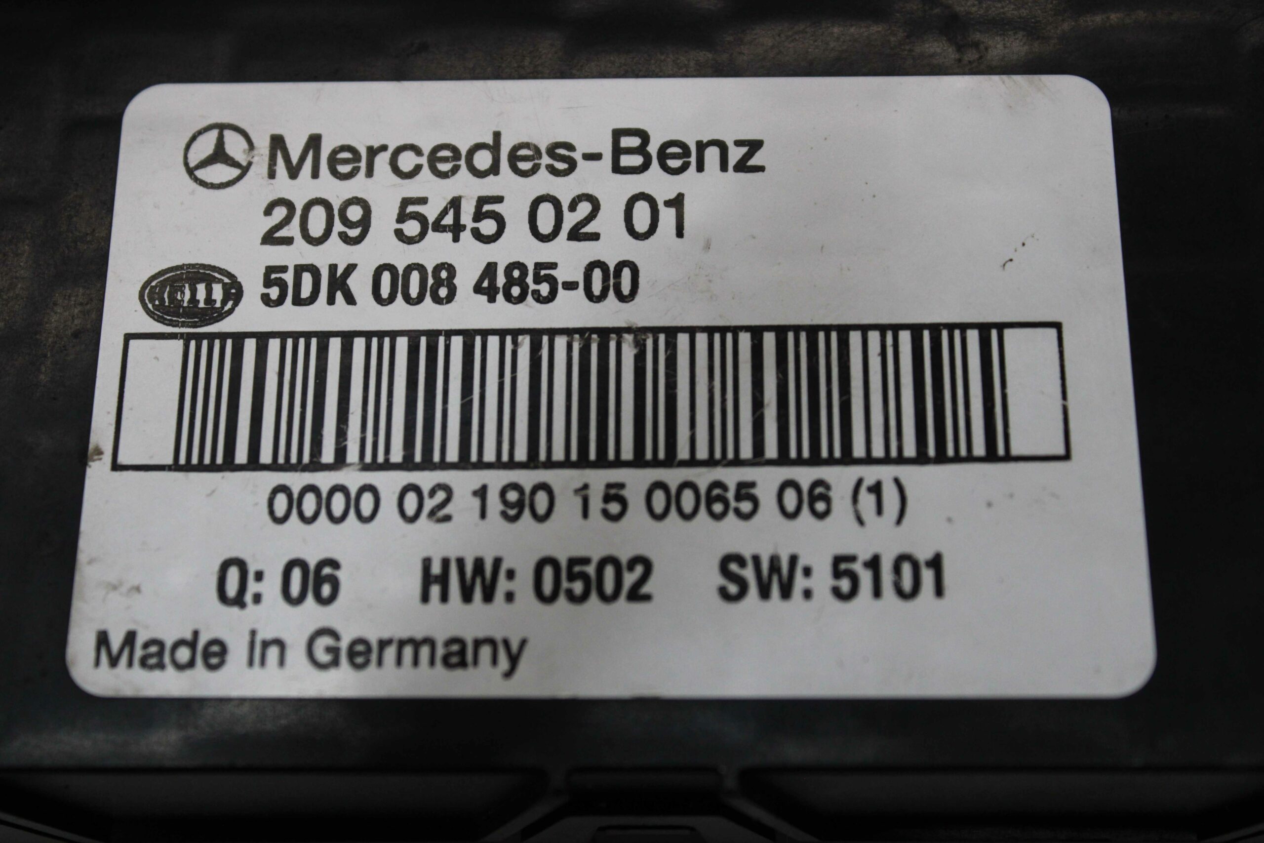 Caja de Fusibles Mercedes Clase C CLK W209 2095450201 209 545 02 01 5DK00848500 5DK 008 485 00 - foto 2