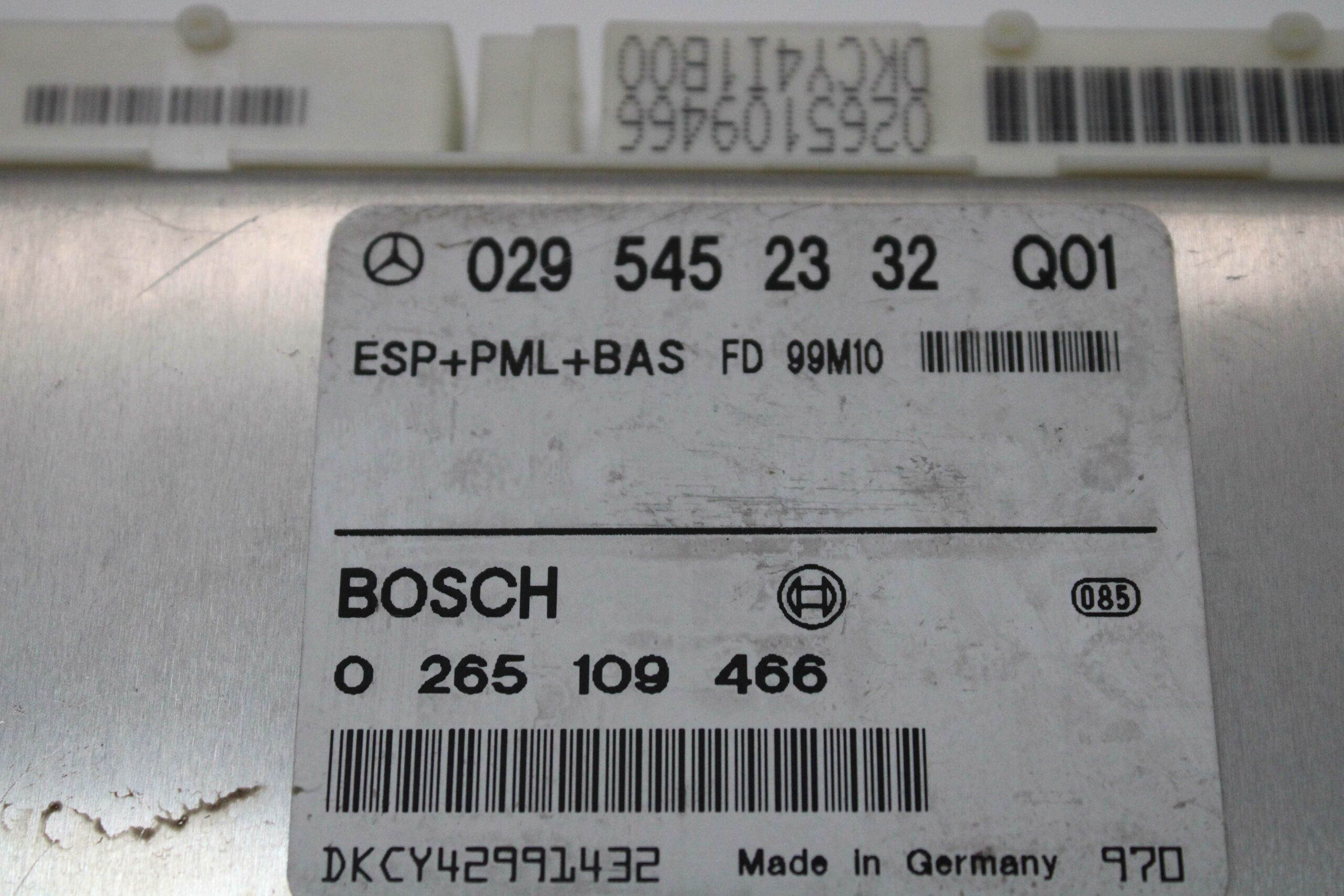 Centralita ASR Mercedes Clase E 0295452332 029 545 23 32 Q01 BOSCH 0265109466 0 265 109 466 - foto 2