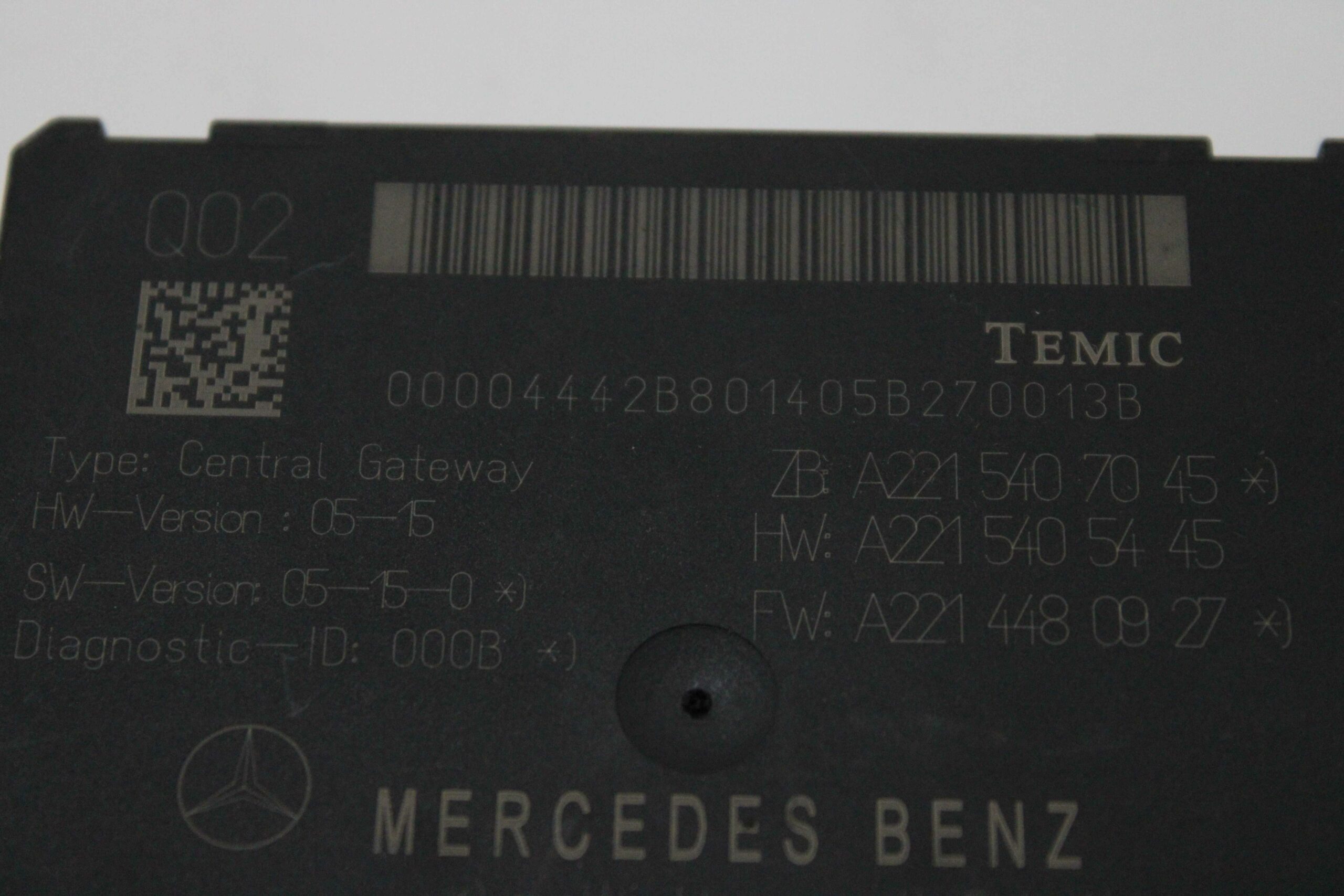Centralita Cierre Mercedes Clase S A2215407045 A221 540 70 45 A2215405445 A221 540 54 45 A2214480927 A221 448 09 27 TEMIC 00004442B - foto 2