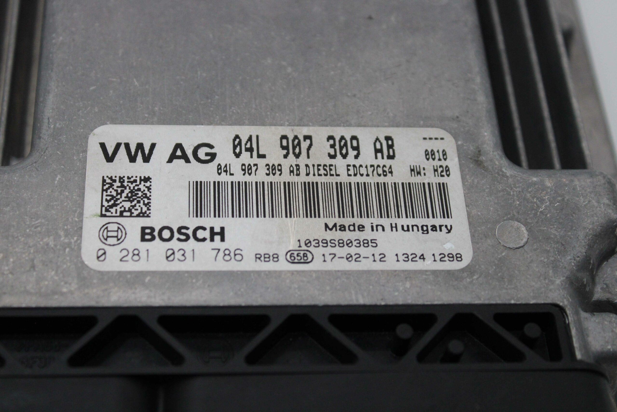 Centralita Motor VW 04L907309AB 04L 907 309 AB BOSCH 0281031786 0 281 031 786 - foto 2