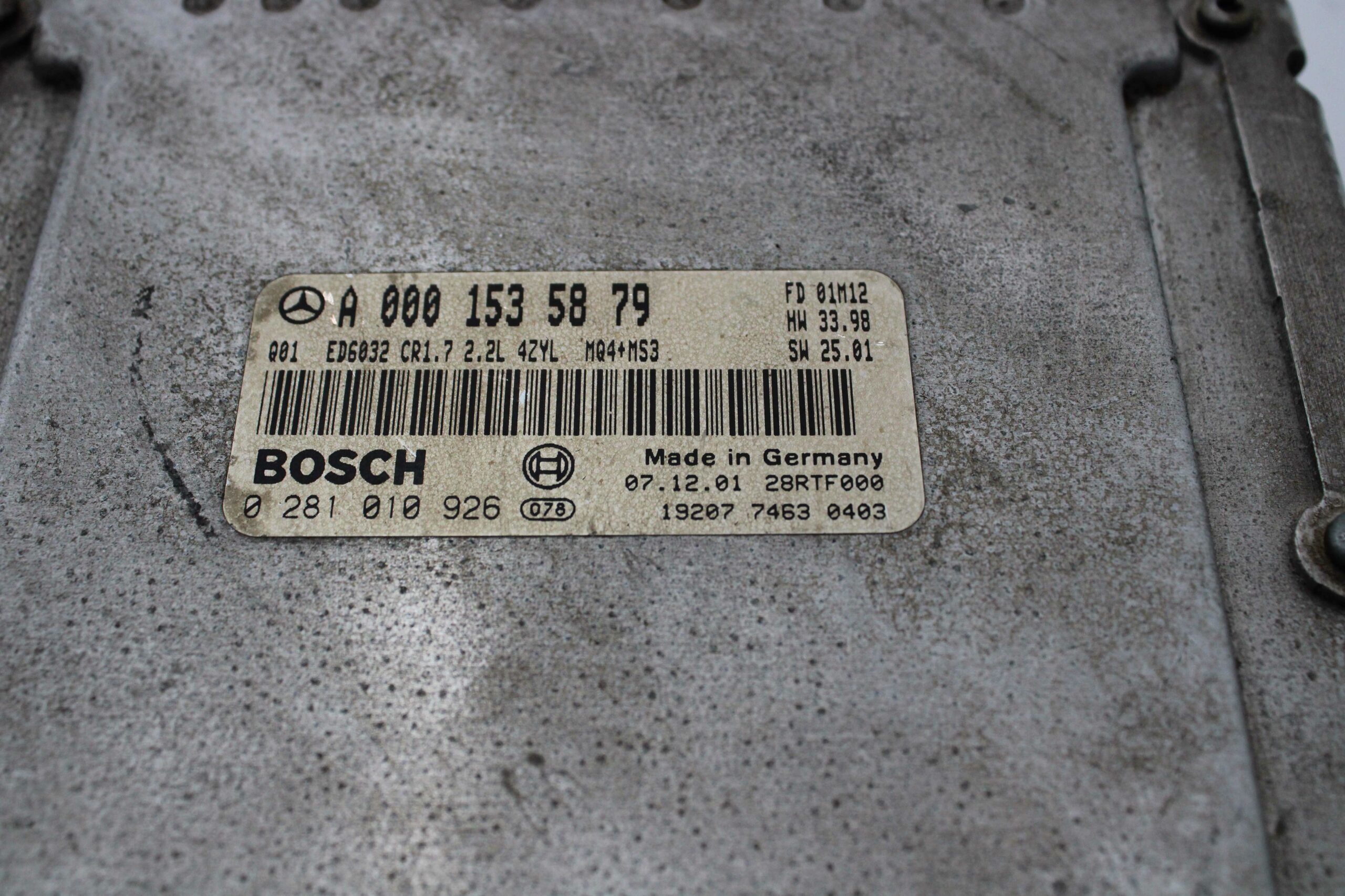 Centralita de Motor Mercedes Vito A0001535879 A 000 153 58 79 BOSCH 0281010926 0 281 010 926 - foto 2