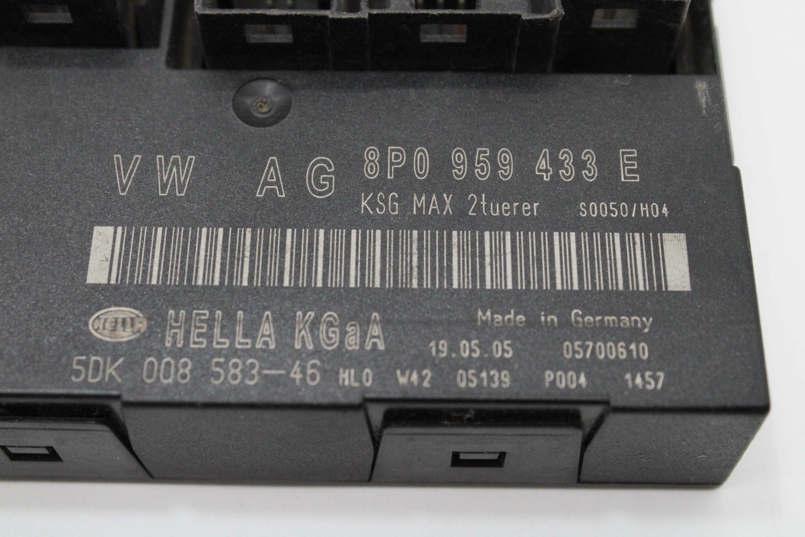 Módulo Confort Audi A3 8P0959433E 8P0 959 433 E HELLA 5DK00858346 5DK 008 583 46 - foto 2
