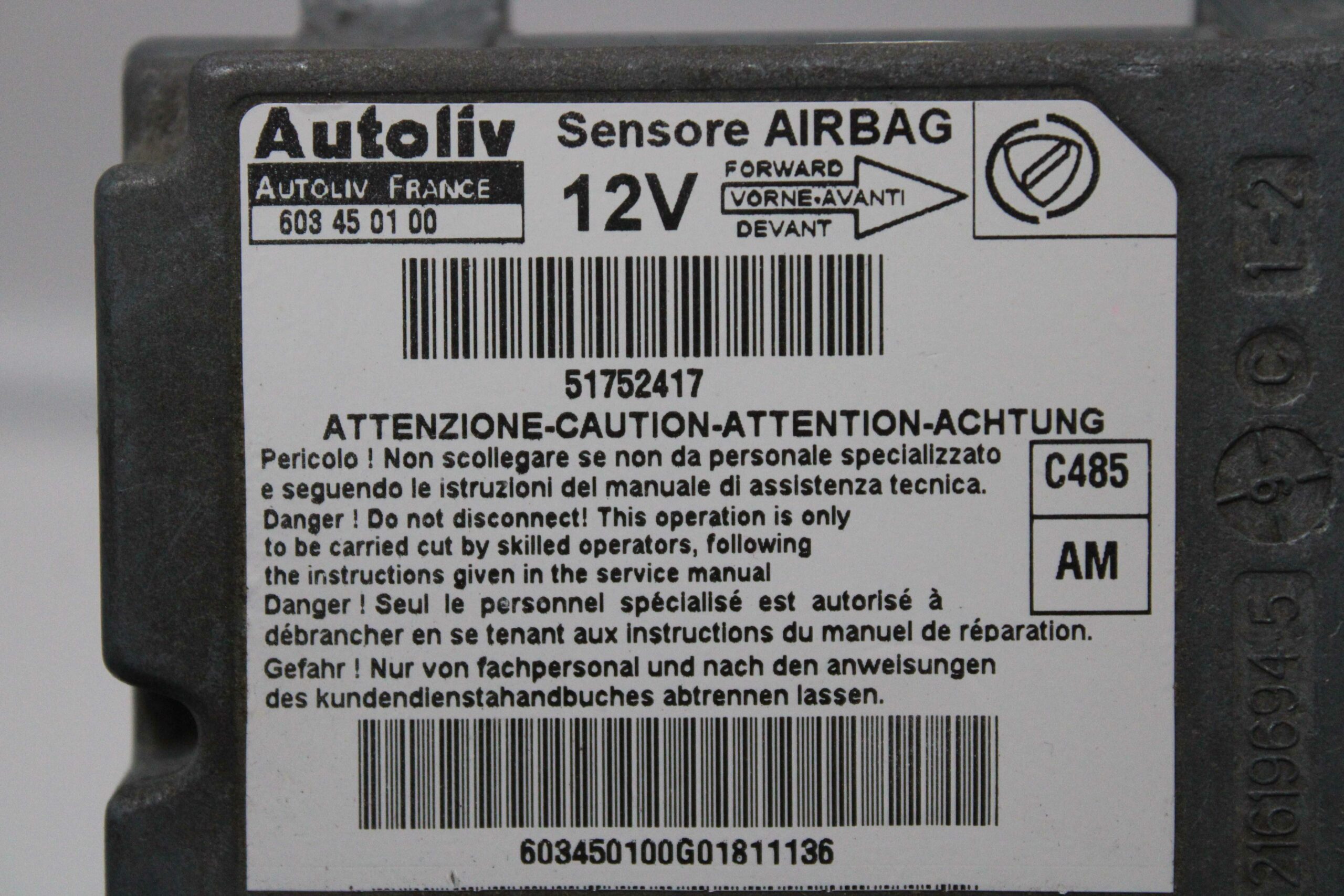 Centralita de Airbag Opel Lancia AM - foto 2