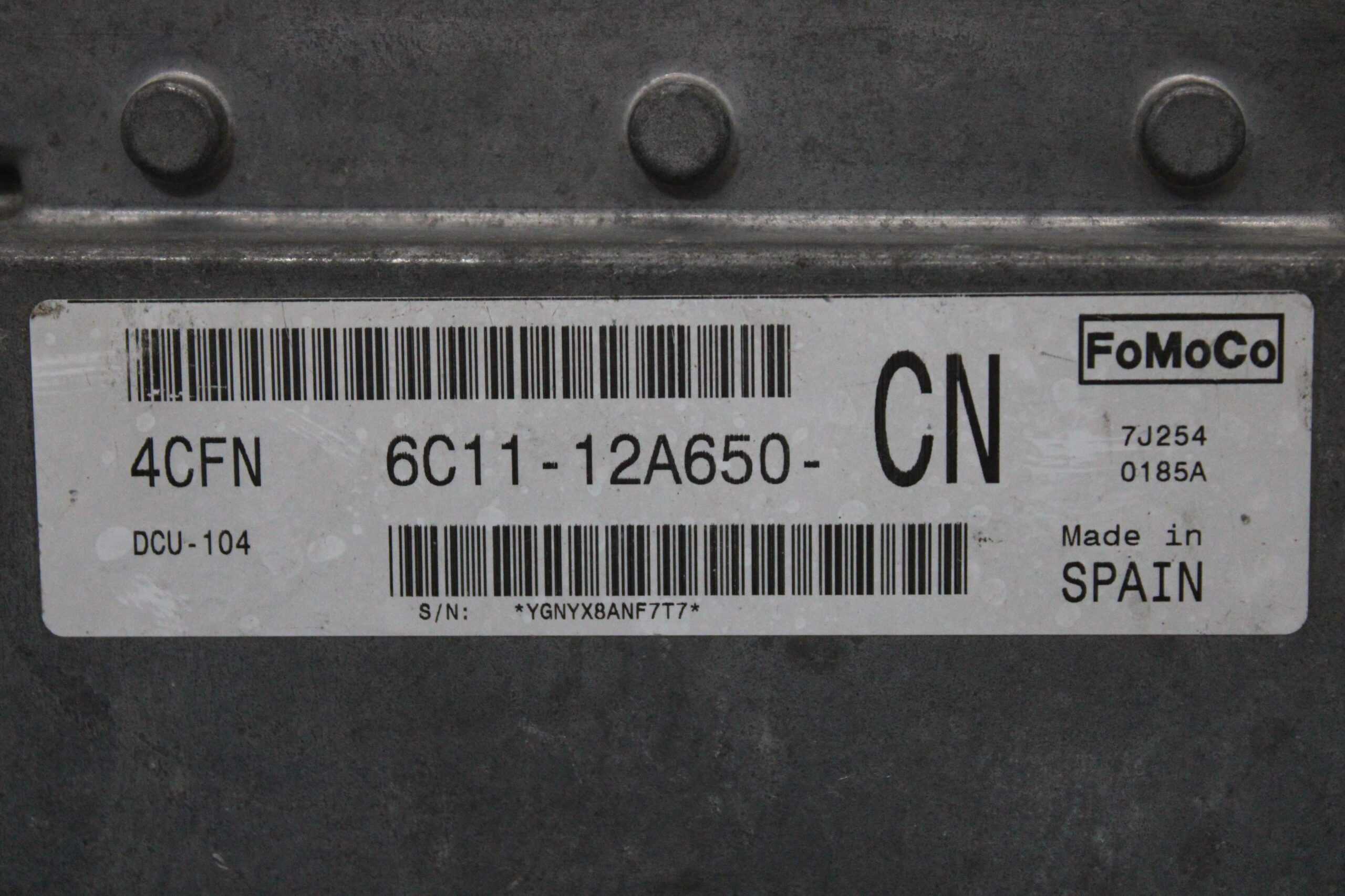 Centralita de Motor Ford Transit 6C1112A650CN 6C11 12A650 CN DCU 104 - foto 2