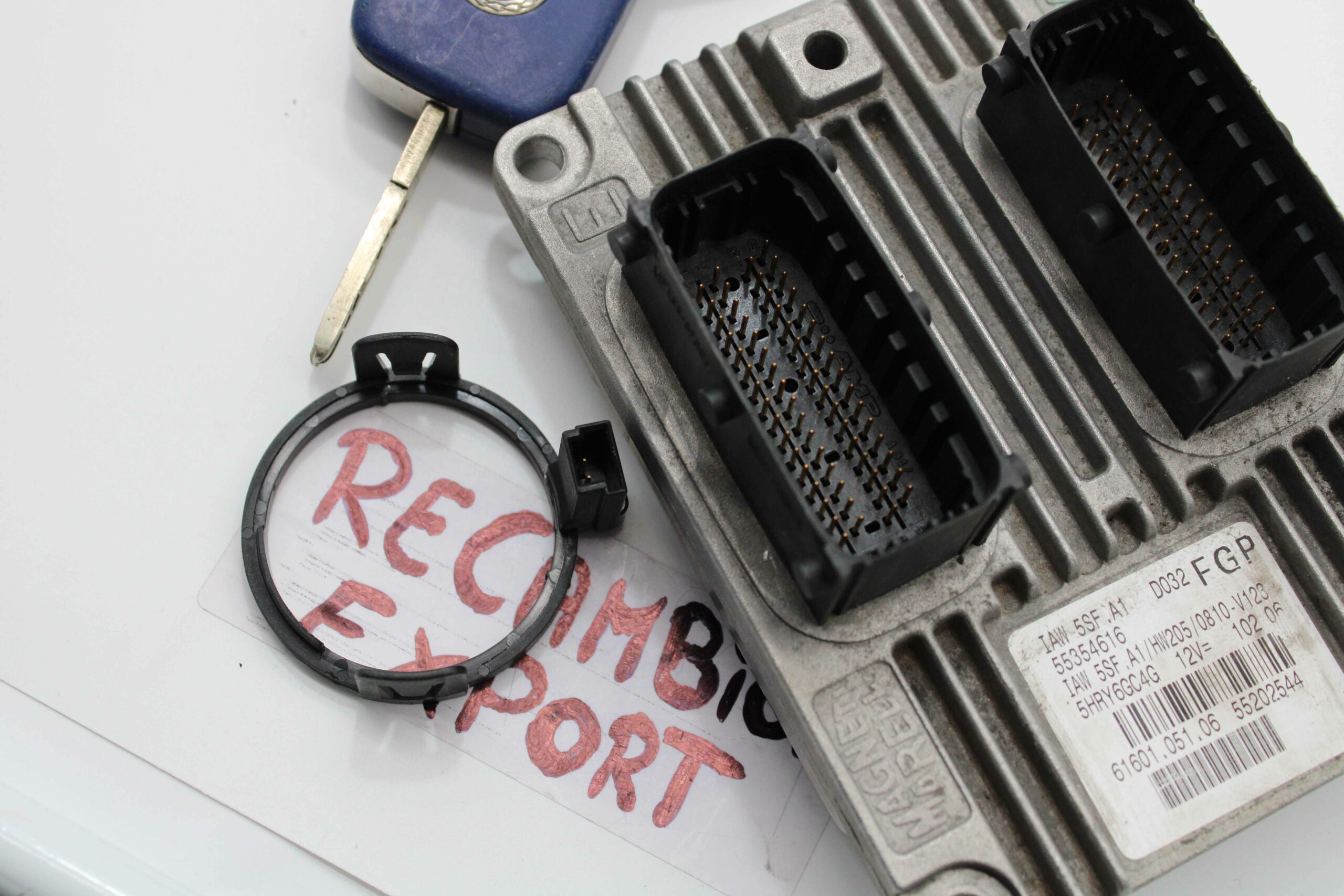 Centralita del Motor con Lector de Llave Fiat Stilo 1.6 55354616 IAW5SFA1 IAW 5SF A1 6160105106 61601 051 06 55202544 46742880 - foto 4