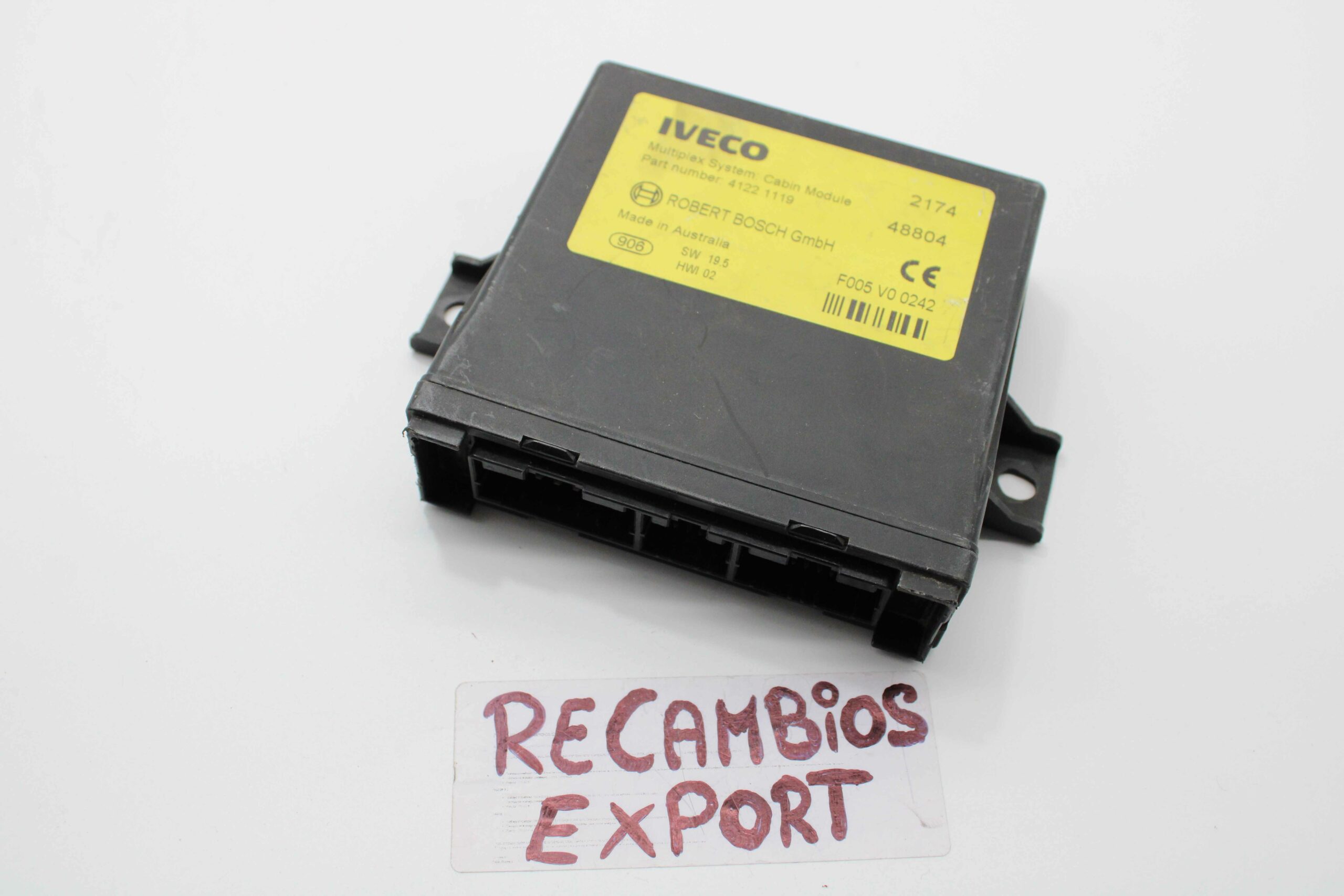Módulo Contorl Inmvilizador de Luz para IVECO 41221119 4122 119 BOSCH F005V00242 F005 V0 0242 - foto 1