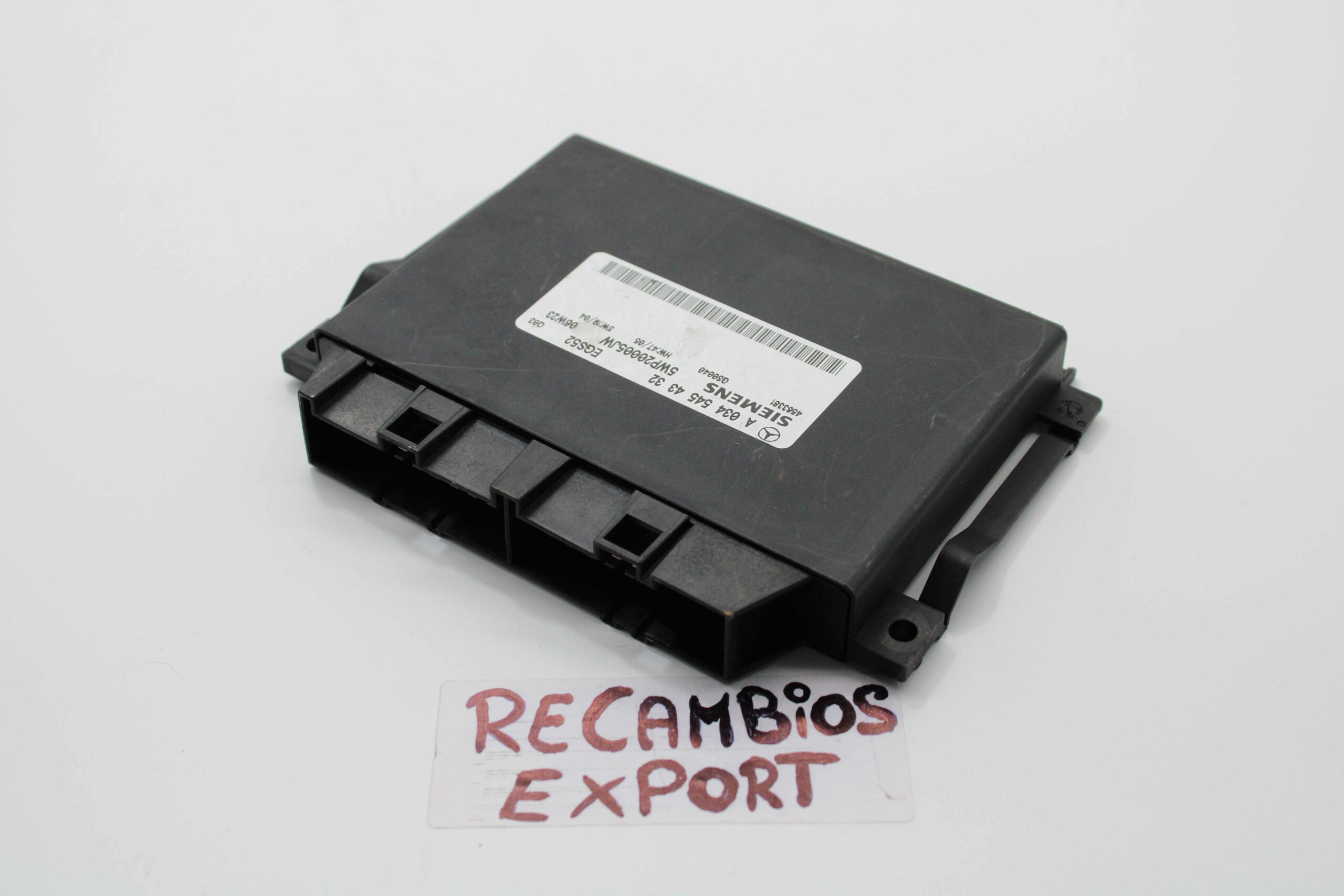 Centralita Caja cambios automática Control transmisión Mercedes Clase C W203 A0345454332 A 034 545 43 32 SIEMENS 5WP20005JW - foto 1