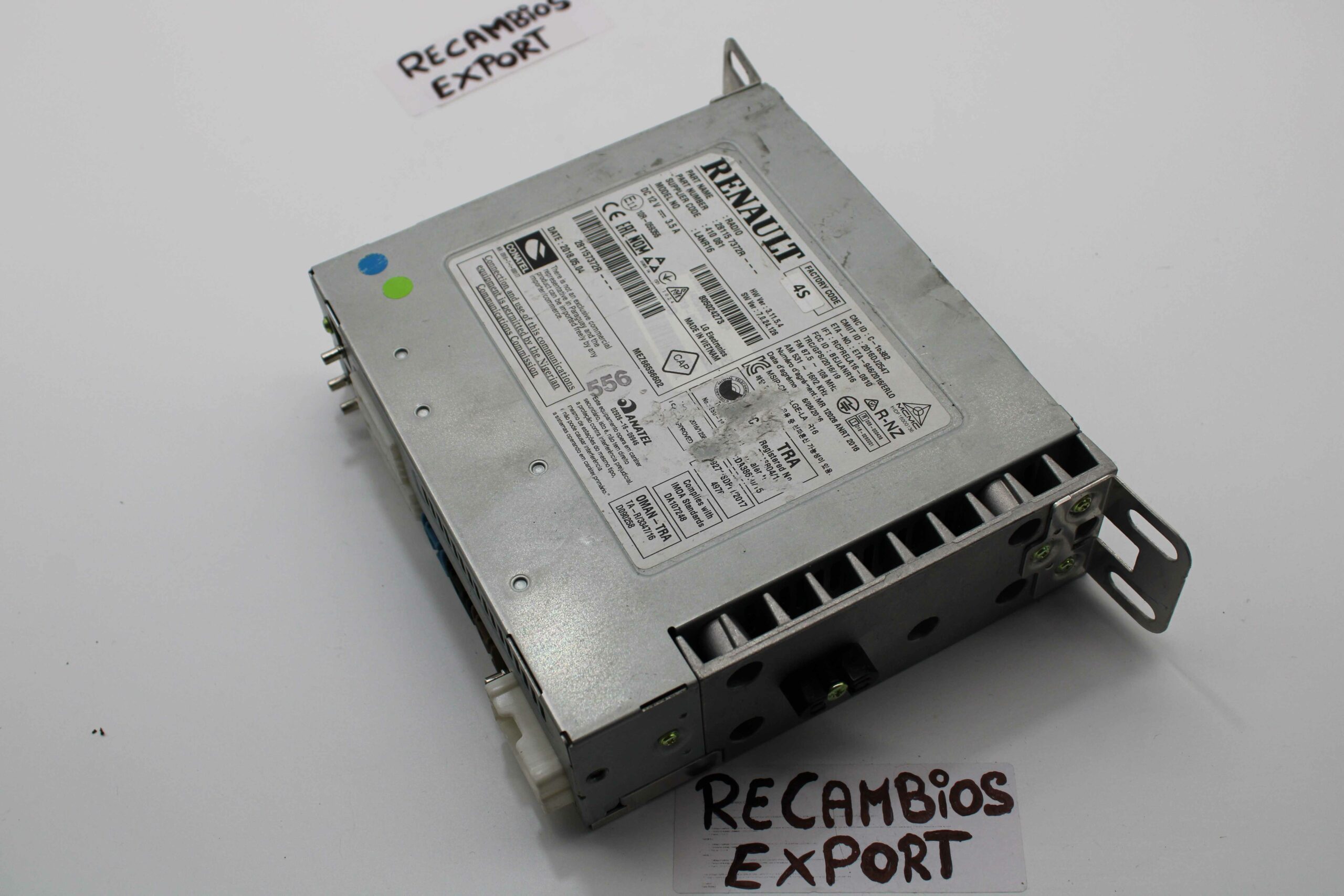 Sistema de Navegación Renault Scenic 281157372R 28115 7372R 2016DJ2547 10R059355 10R 059355 - foto 1