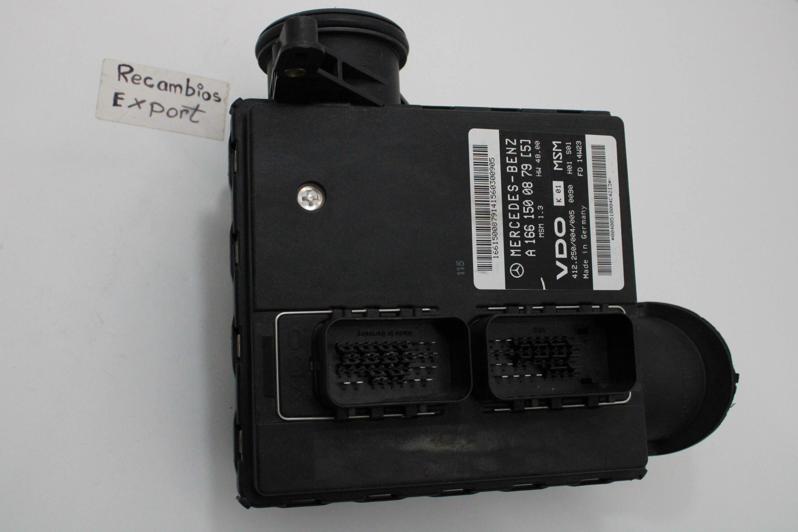 Unidad de Control Motor Mercedes Benz W168 Clase A A1661500879 A 166 150 08 79 VDO 412250004005 412 250 004 005 - foto 1