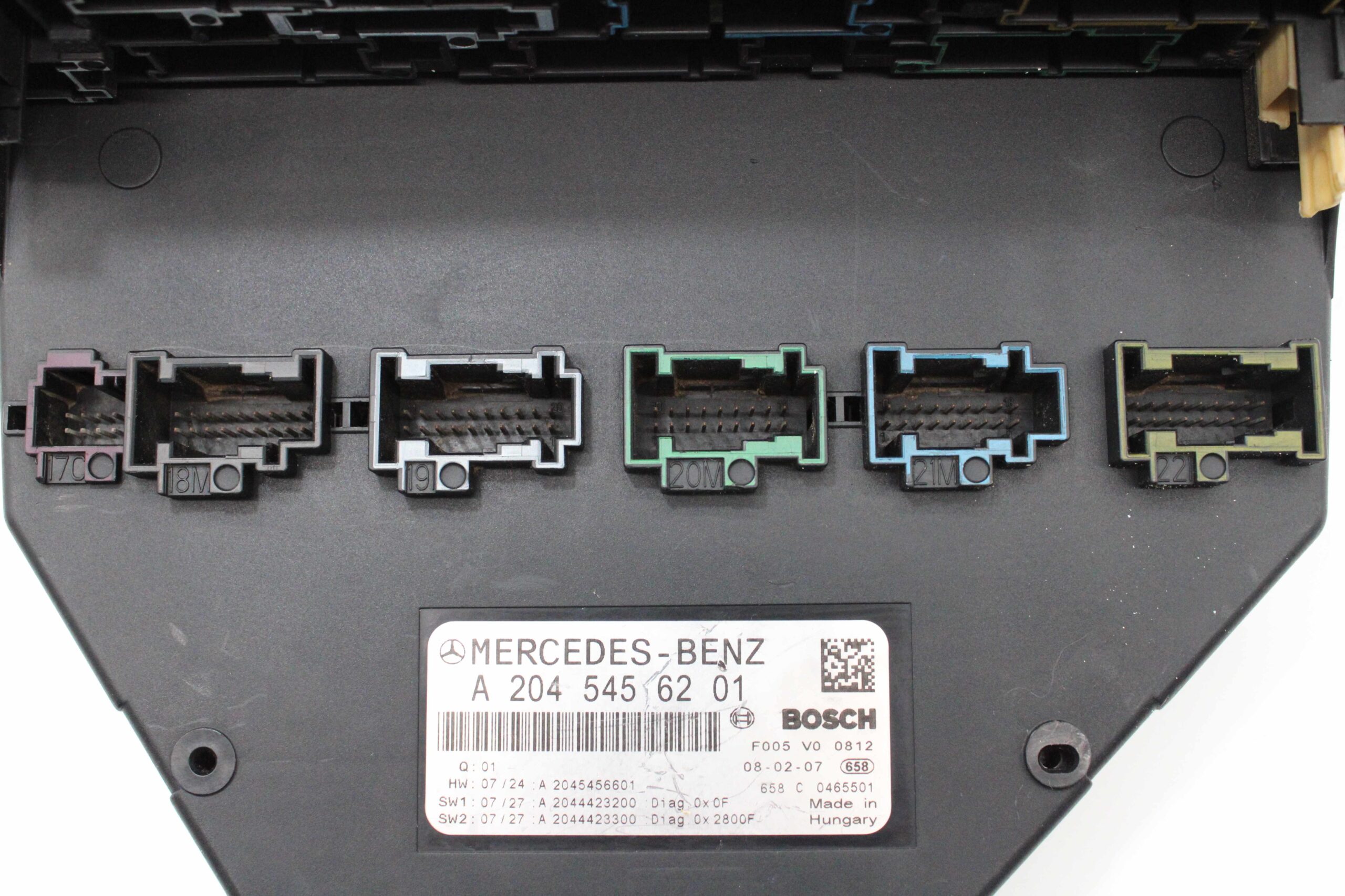 Caja de Fusibles Mercedes W204 Clase C A2045456201 A 204 545 62 01 BOSCH F005V00812 F005 V0 0812 - foto 3