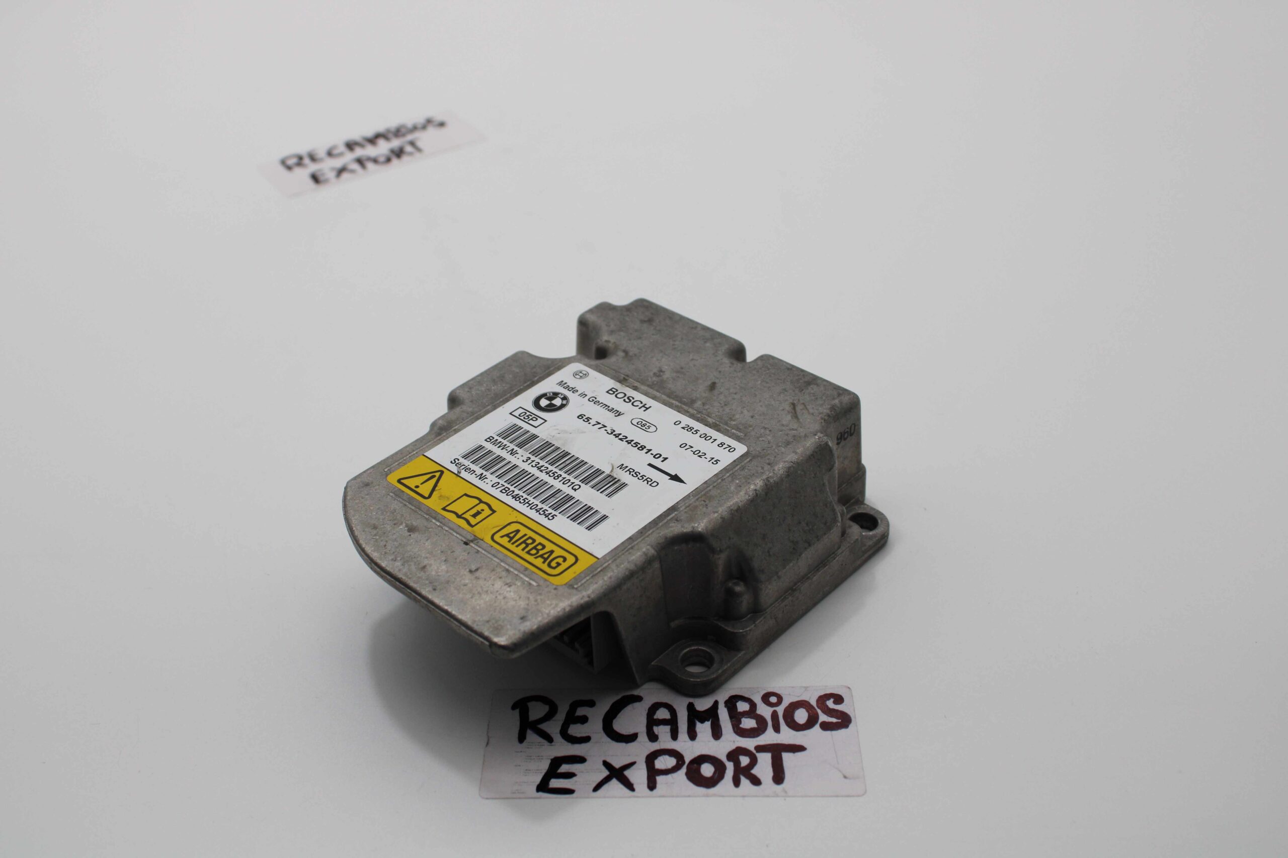 Centralita Airbag BMW X3 6577342458101 65 77 3424581 01 BOSCH 0285001870 0 285 001 870 - foto 1