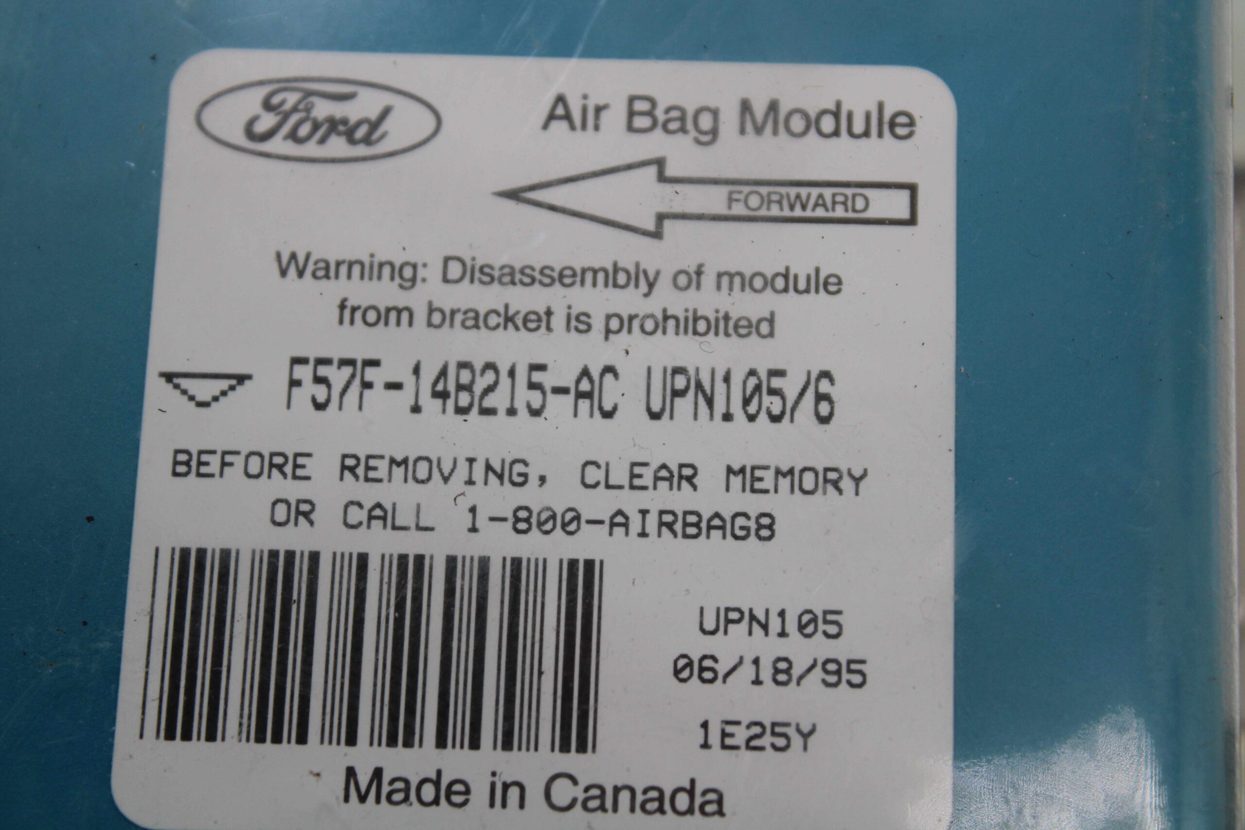 Centralita Airbag Ford Explorer F57F14B215AC F57F 14B215 AC - foto 2