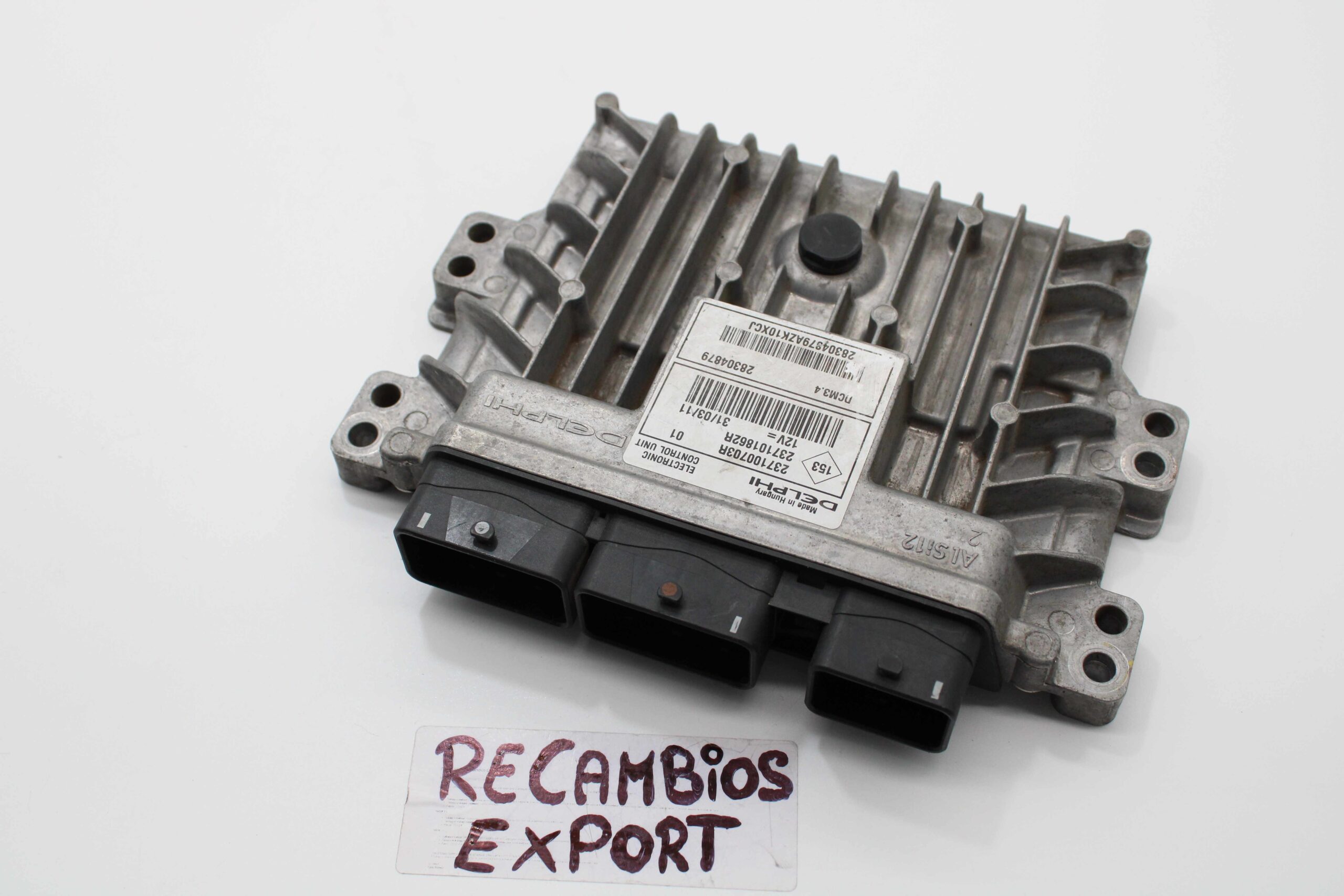 Centralita del Motor Dacia Sandero 1.5 DCI 237100703R 237101862R 28304879 DCM3 4 - foto 1