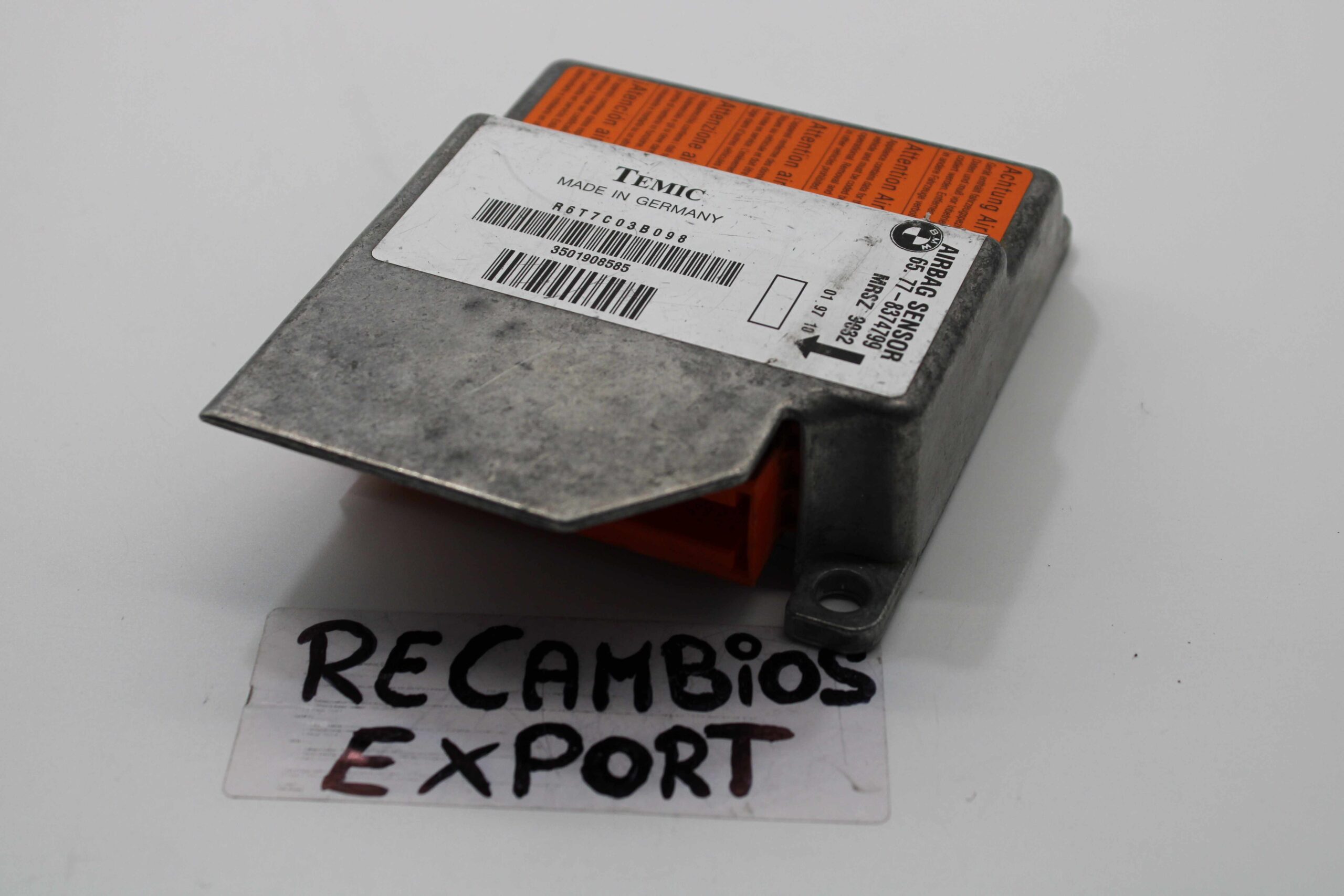 Centralita de Airbag BMW Serie 5 65778374799 65 77 837479 MRSZ 9032 - foto 1