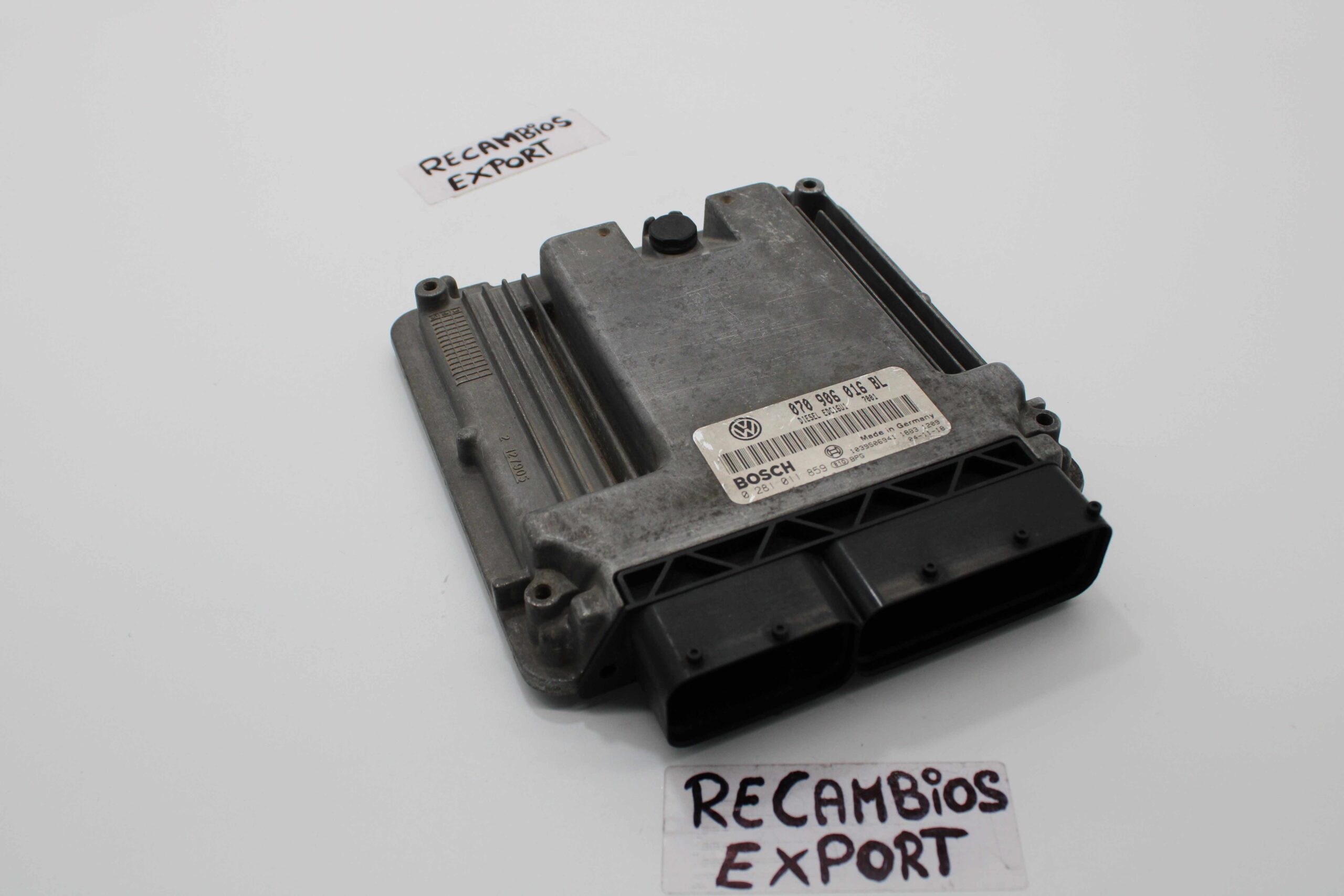 Centralita de Motor UCE Touareg 2.5 R5 TDI 070906016BL 070 906 016 BL BOSCH 0281011859 0 281 011 859 - foto 1