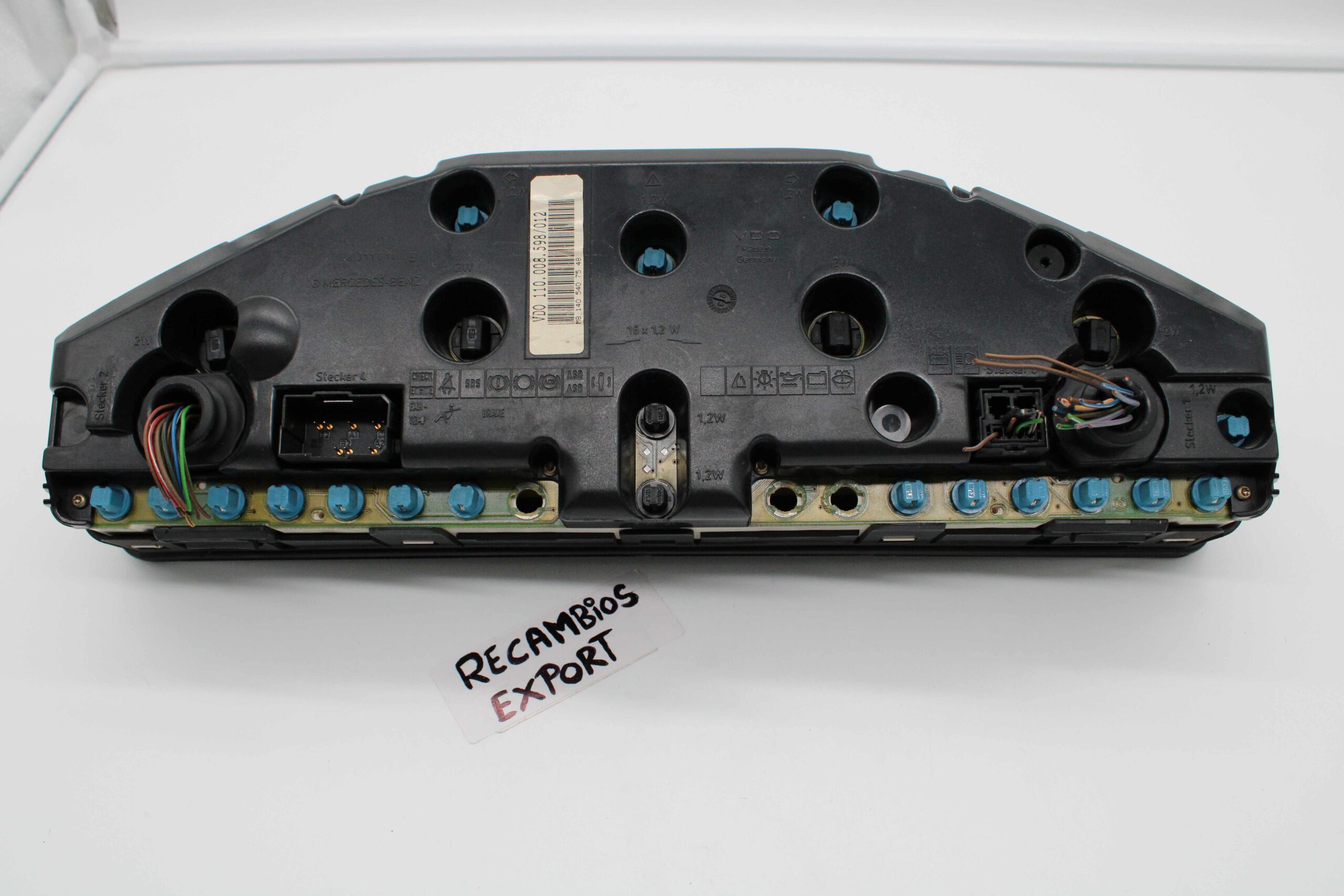 Cuadro de Instrumentos Mercedes Clase S 88311214E 88 311 214 E VDO 110008598012 110 008 598 012 110008598 87001307 87 001 307 MB 140 540 75 48 1405407548 - foto 4